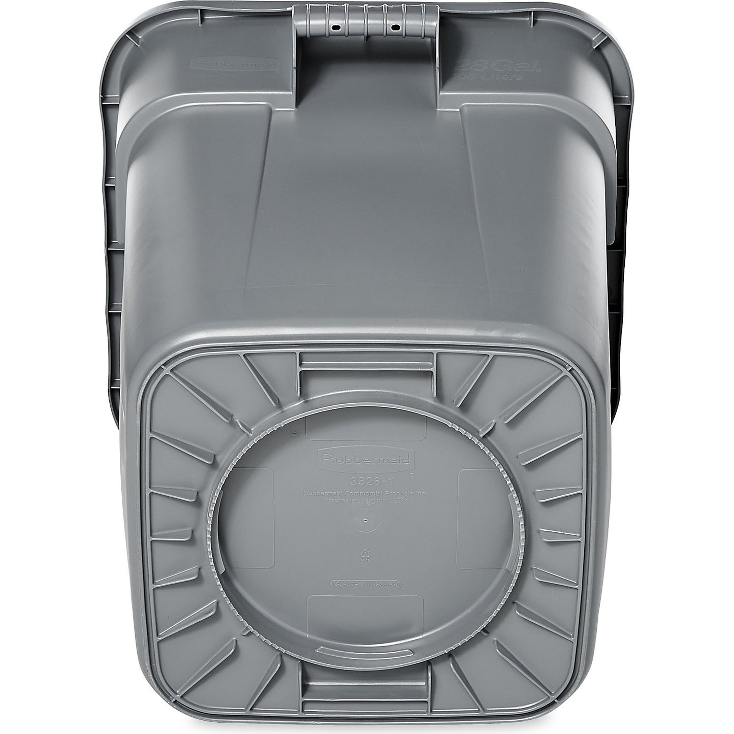BRUTE® universal container, square, capacity 151 l, grey.