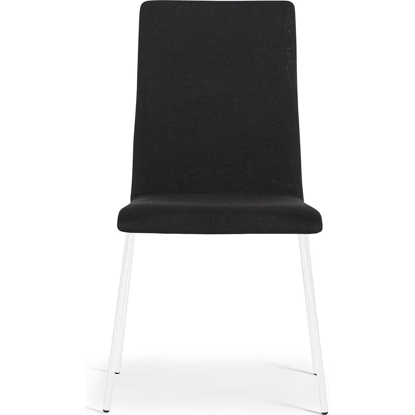 Elin stacking chair, stackable, pack of 4, black/white.
