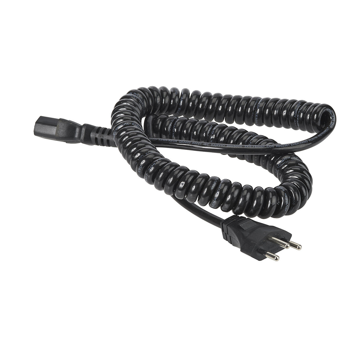 Mains cable with cold device plug, Switzerland, for e-pallet trucks.