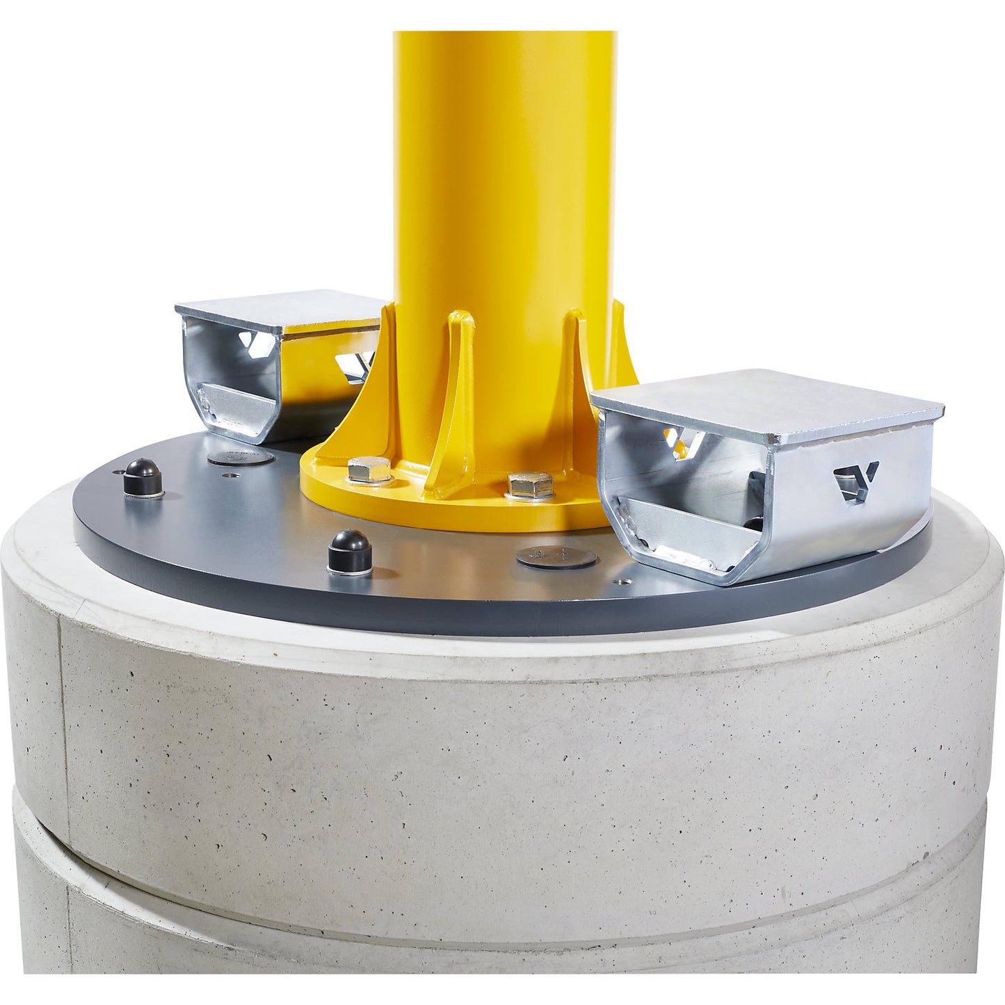 Forklift pockets, opening 190 x 80 mm, for Mobilus Mob.
