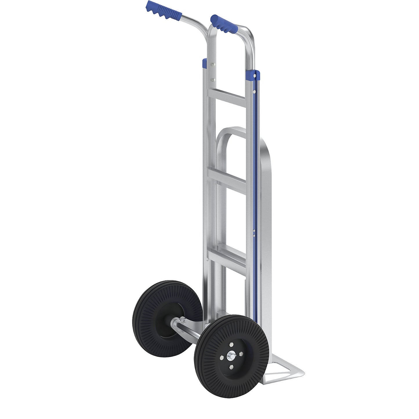 Aluminium sack truck, footplate WxD 355 x 230 mm, max. load 200 kg.