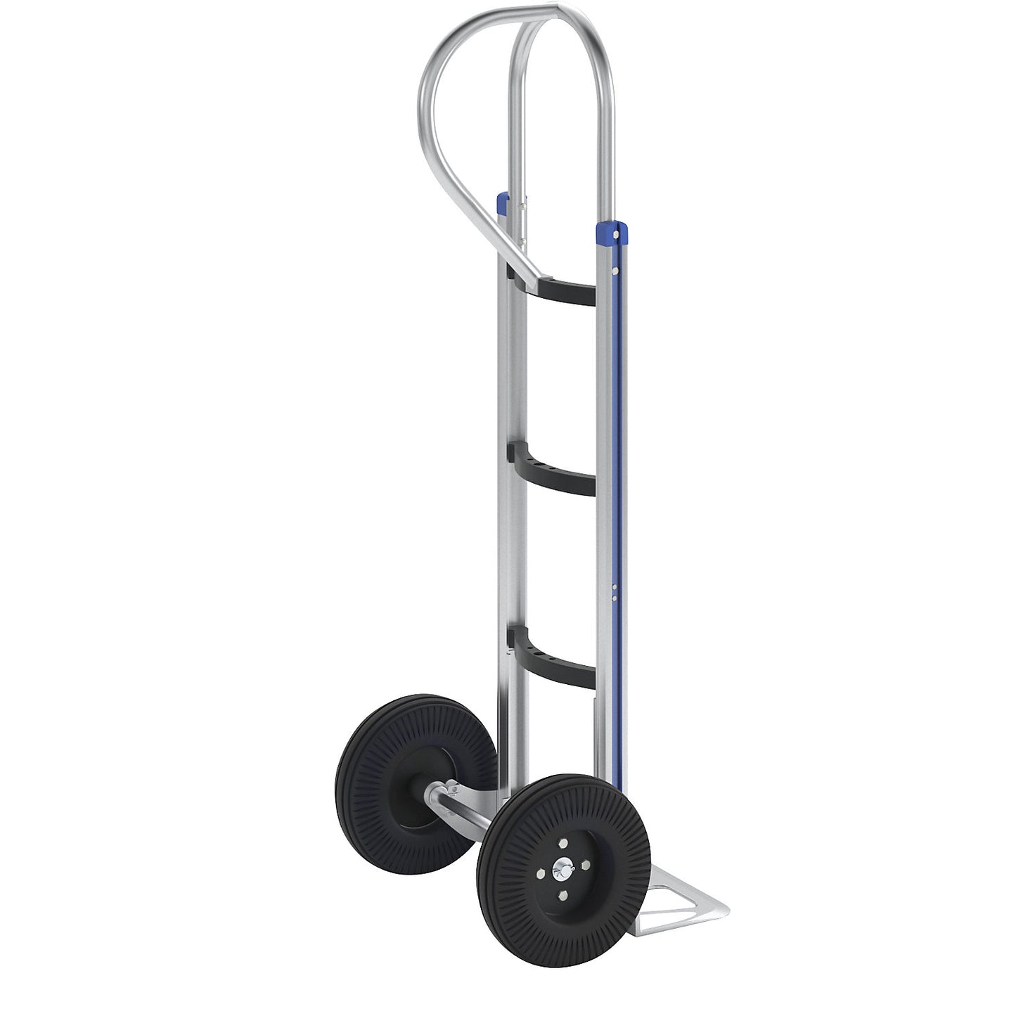 Aluminium sack truck, footplate WxD 355 x 230 mm, max. load 200 kg.