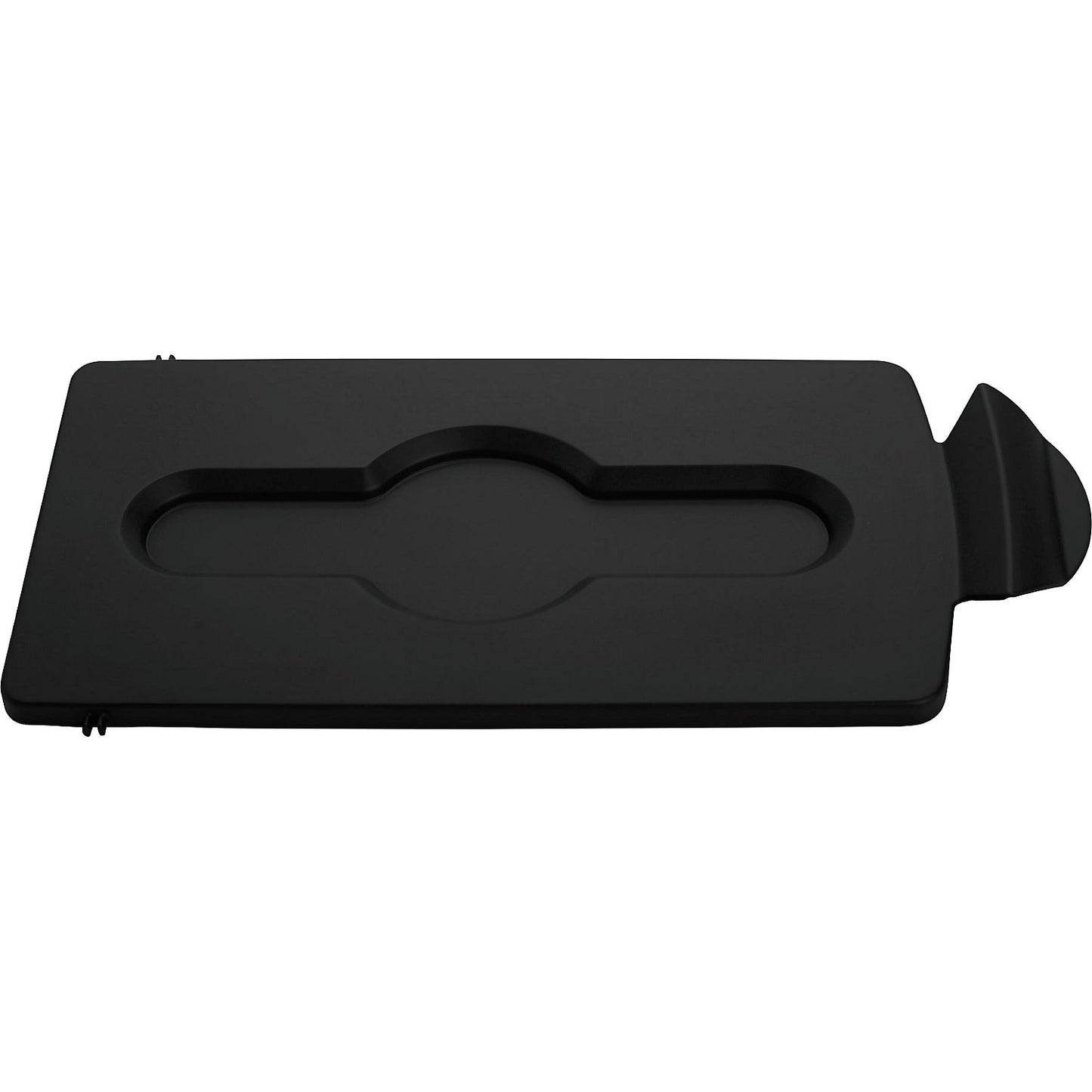 Lid insert, closed, black.