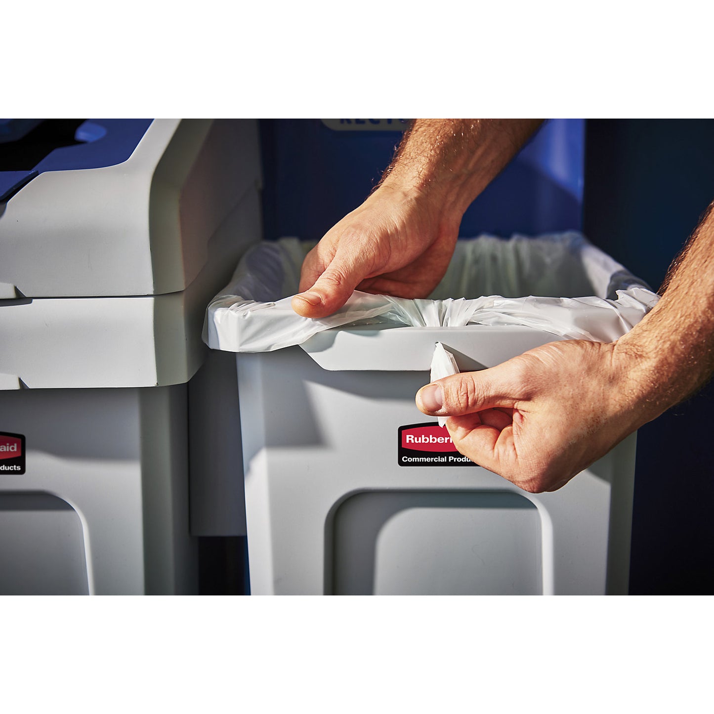 SLIM JIM® recyclable material station, starter set, capacity 87 l, 1+ items.