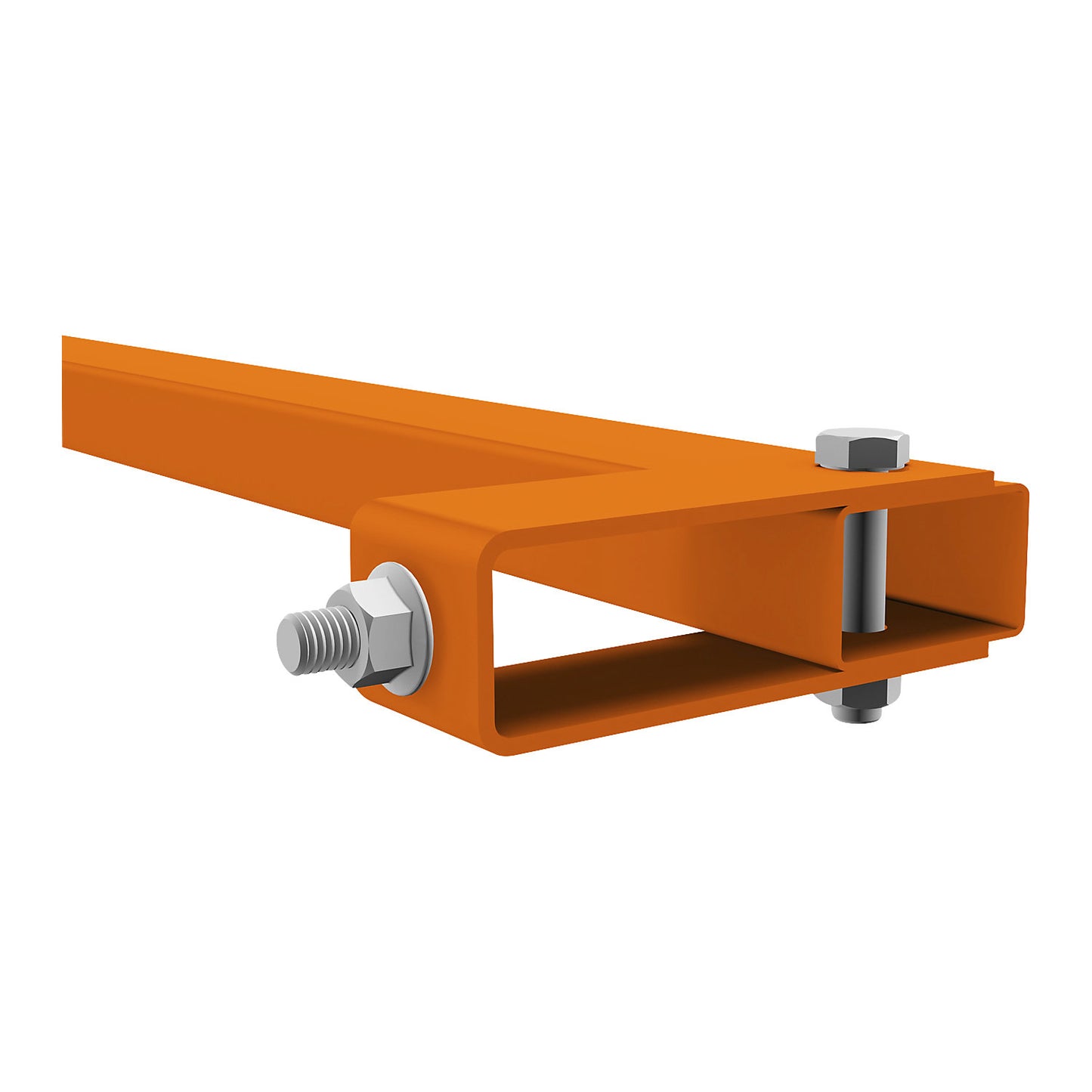 Push-through stop, incl. mounting material, length 1825 mm.
