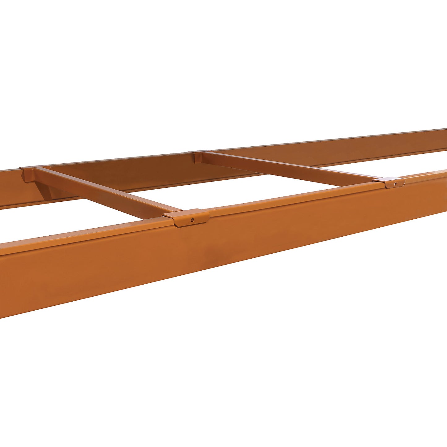 Beam support, orange, shelf unit depth 1100 mm.