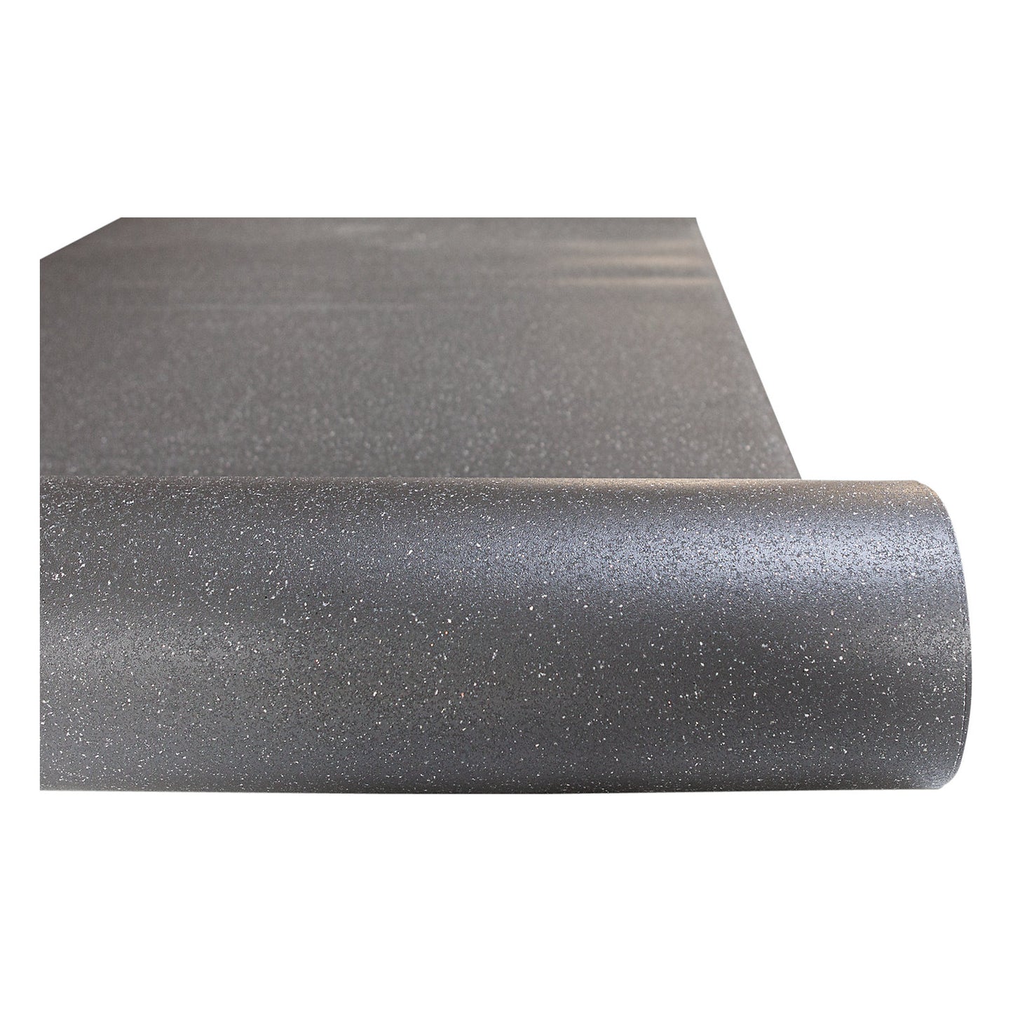 YOGA FLAT GRIP floor mat, WxH 1200 x 2 mm, per m, charcoal.