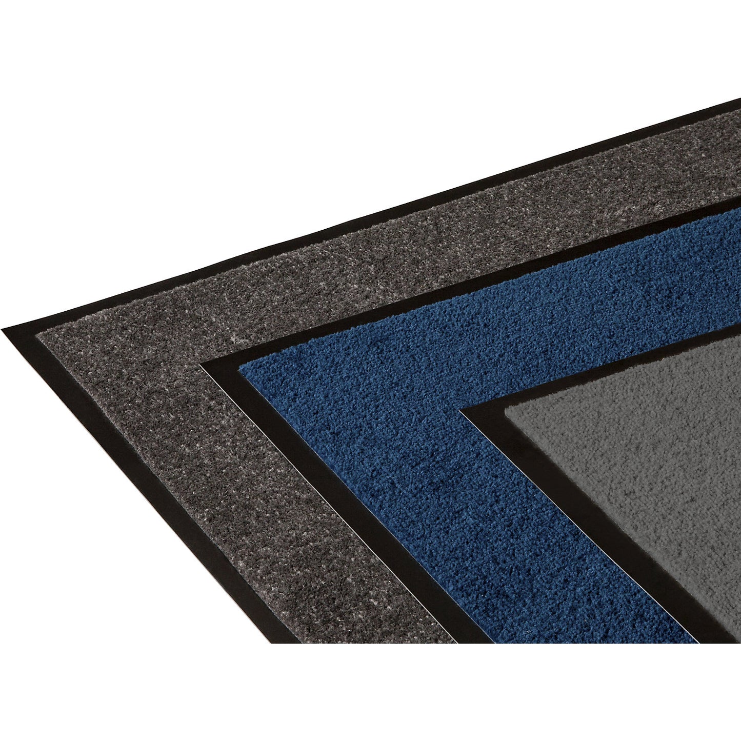 Entrance matting for indoor use, LxW 1500 x 900 mm, light grey.