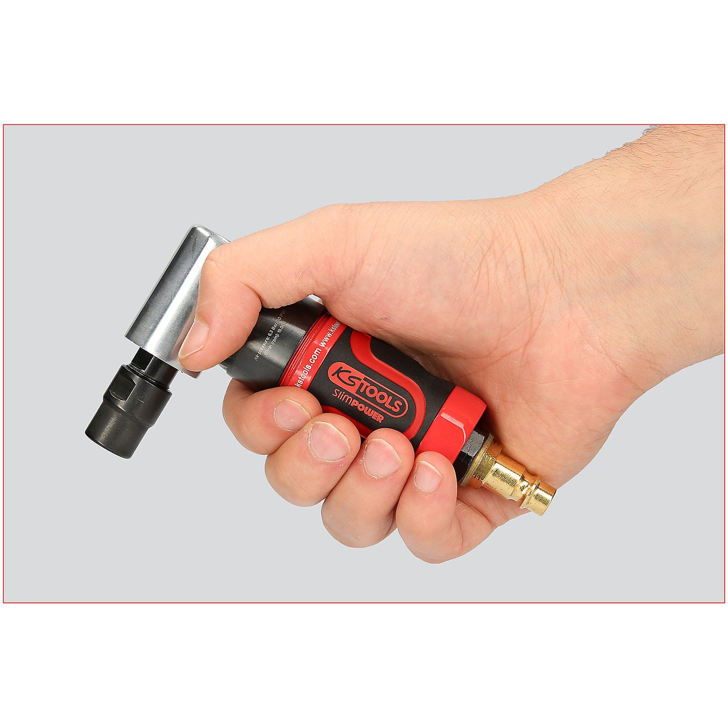 SlimPOWER mini pneumatic angled die grinder, pneumatic, 19000 rpm.