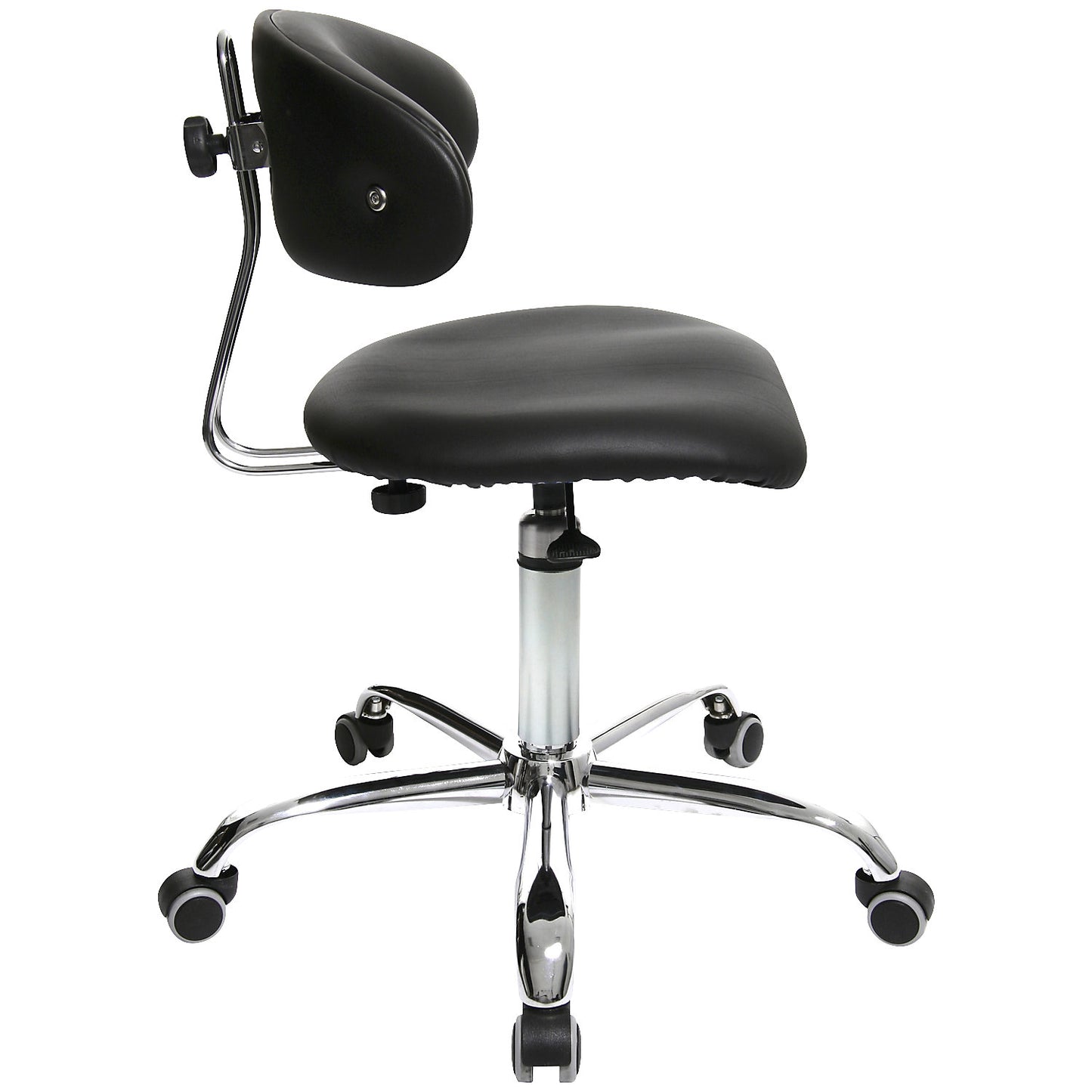 SITNESS 40 swivel chair, vinyl cover, black.