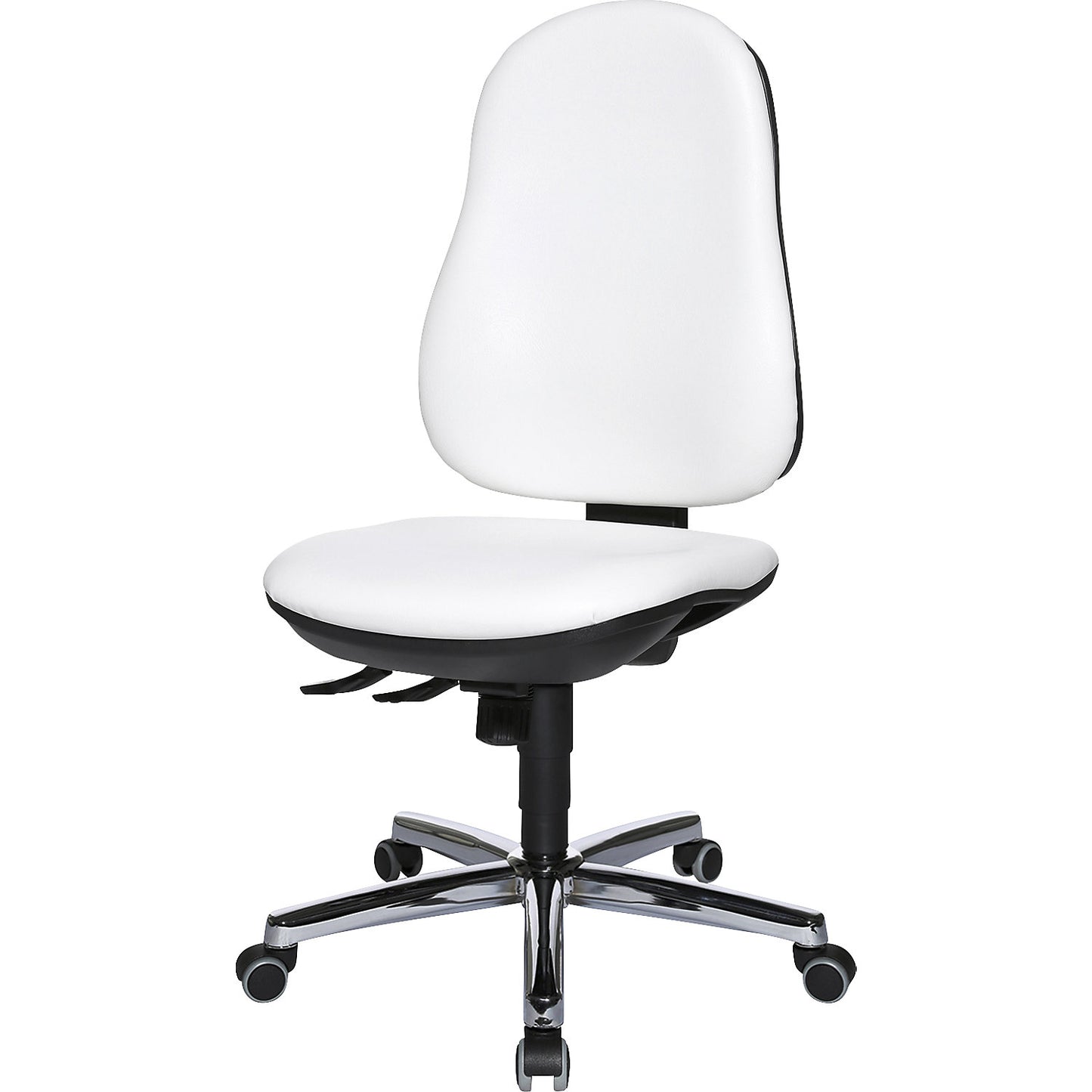 SUPPORT SY swivel chair, vinyl cover, white.