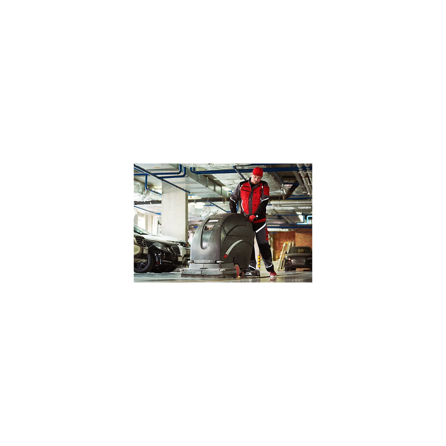 Floor cleaner, 20 l, pH value 10.2, can be used manually and with machines.