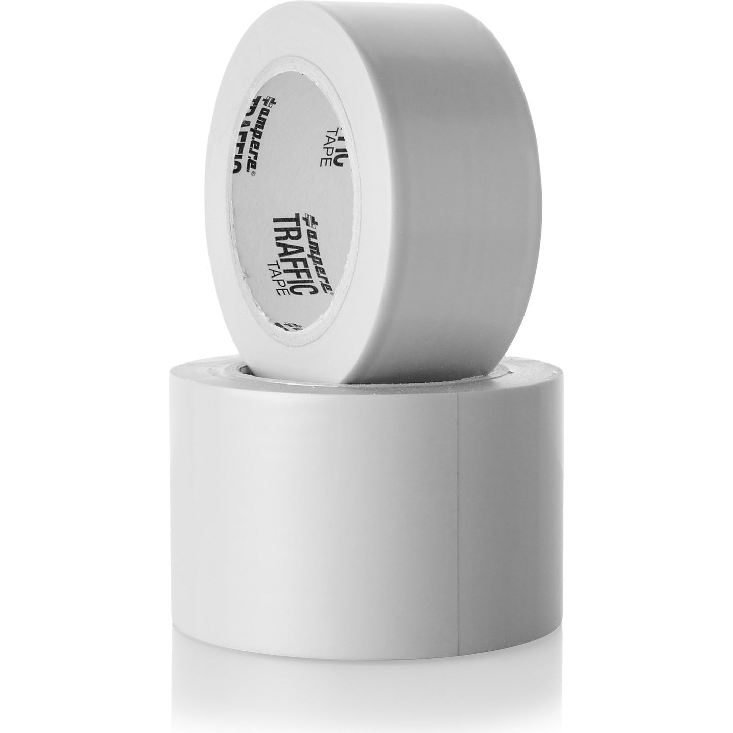 Floor marking tape, width 75 mm, white.