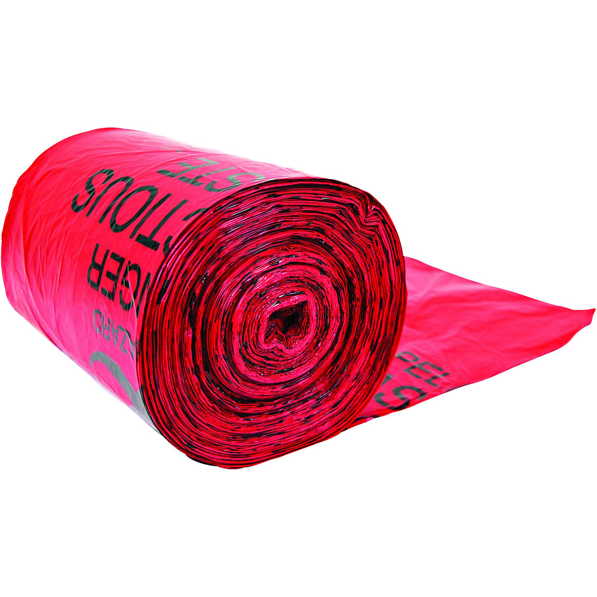 PE waste sacks for biohazardous waste, capacity approx. 45 l, pack of 100.