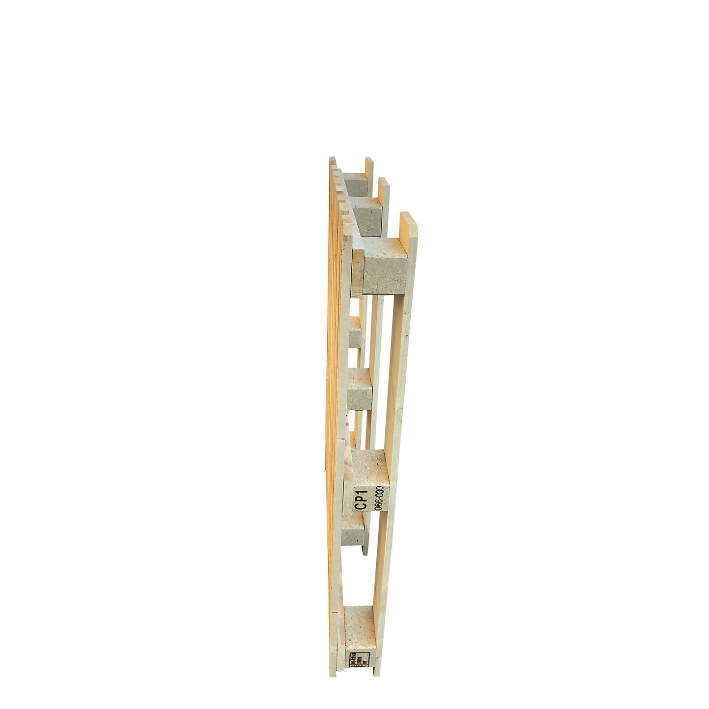 Chemical industry pallet, pack of 5, height 134 mm, LxW 1200 x 1000 mm, max. load 1000 kg.