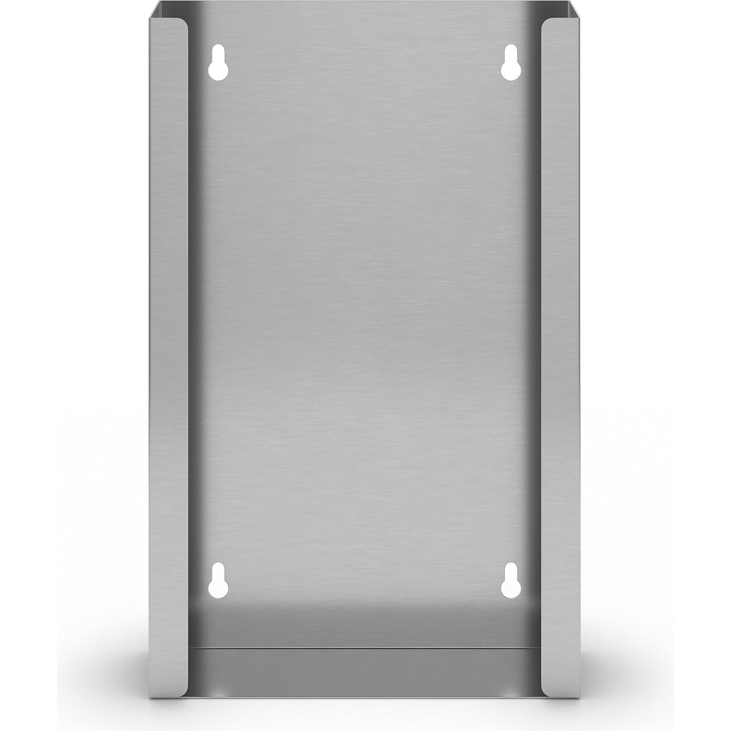 Glove and facial tissue dispenser, for 3 boxes, HxWxD 350 x 222 x 65 mm, stainless steel.