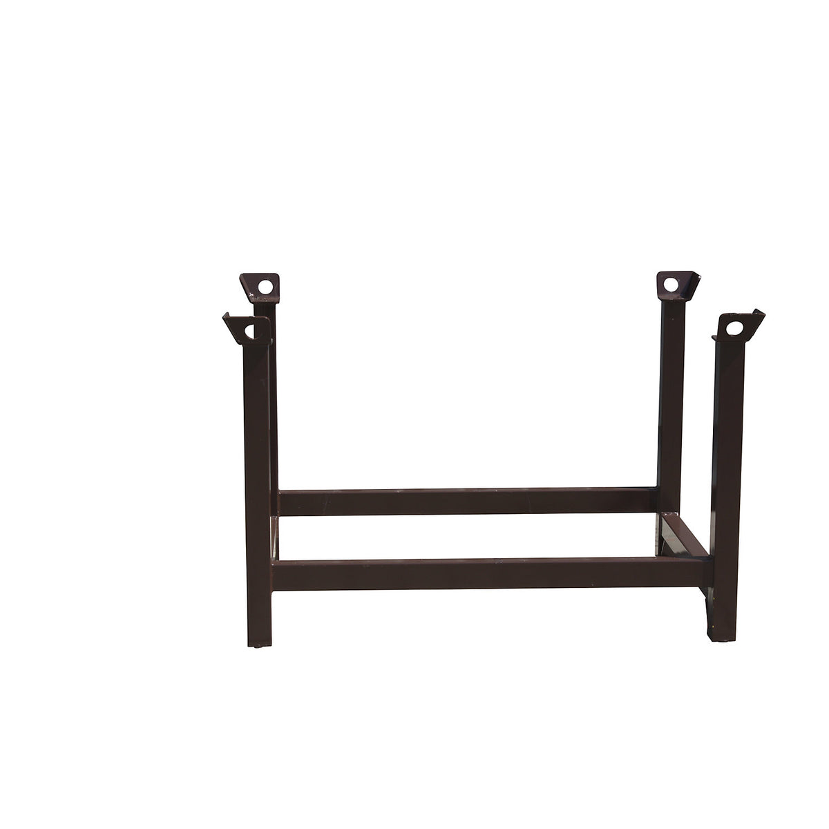 Stacking pallet, LxWxH 1500 x 800 x 750 mm, chocolate brown.