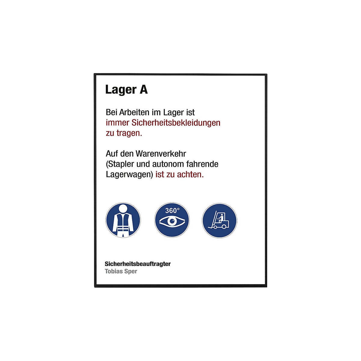 MADRID Black Line™ direction sign, A4 portrait, HxW 299.5 x 212.5 mm, black.