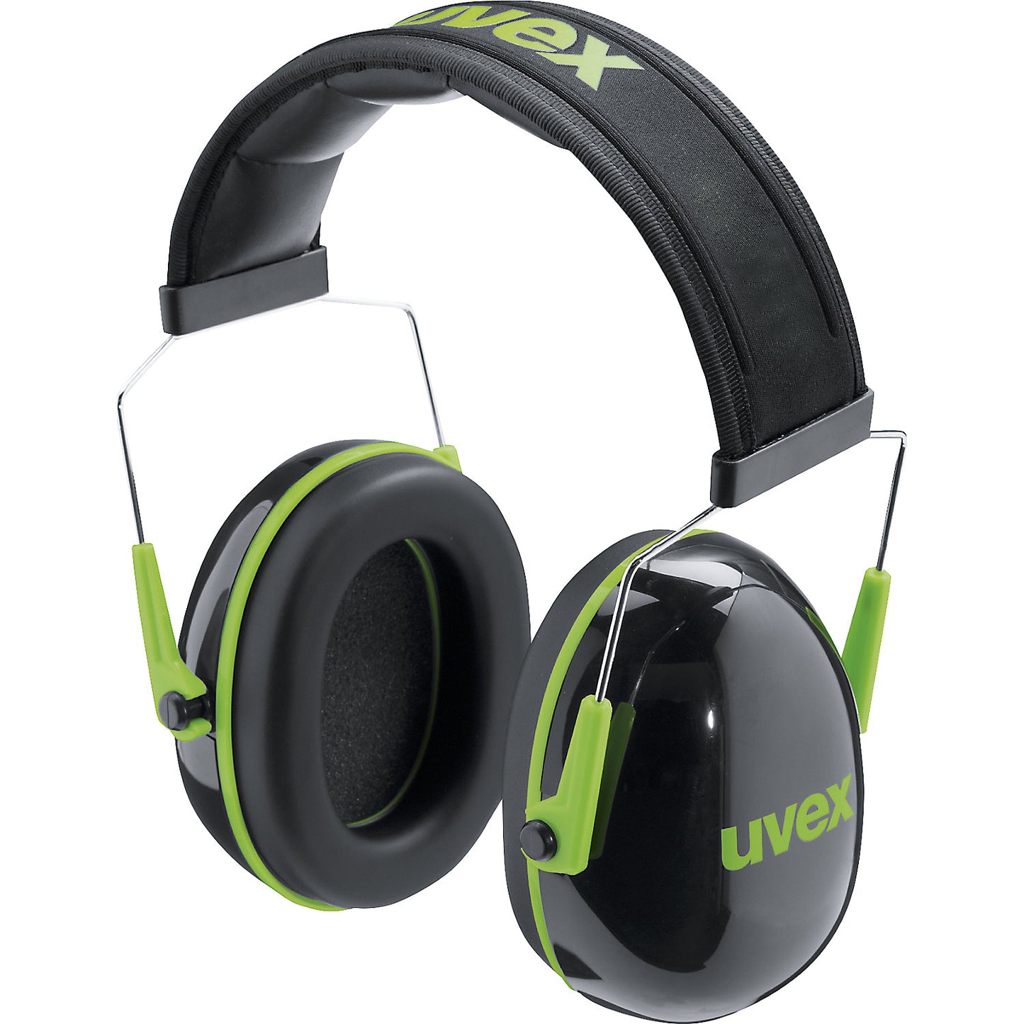 K1 ear muffs, with headpiece, SNR 28 dB, black/green.