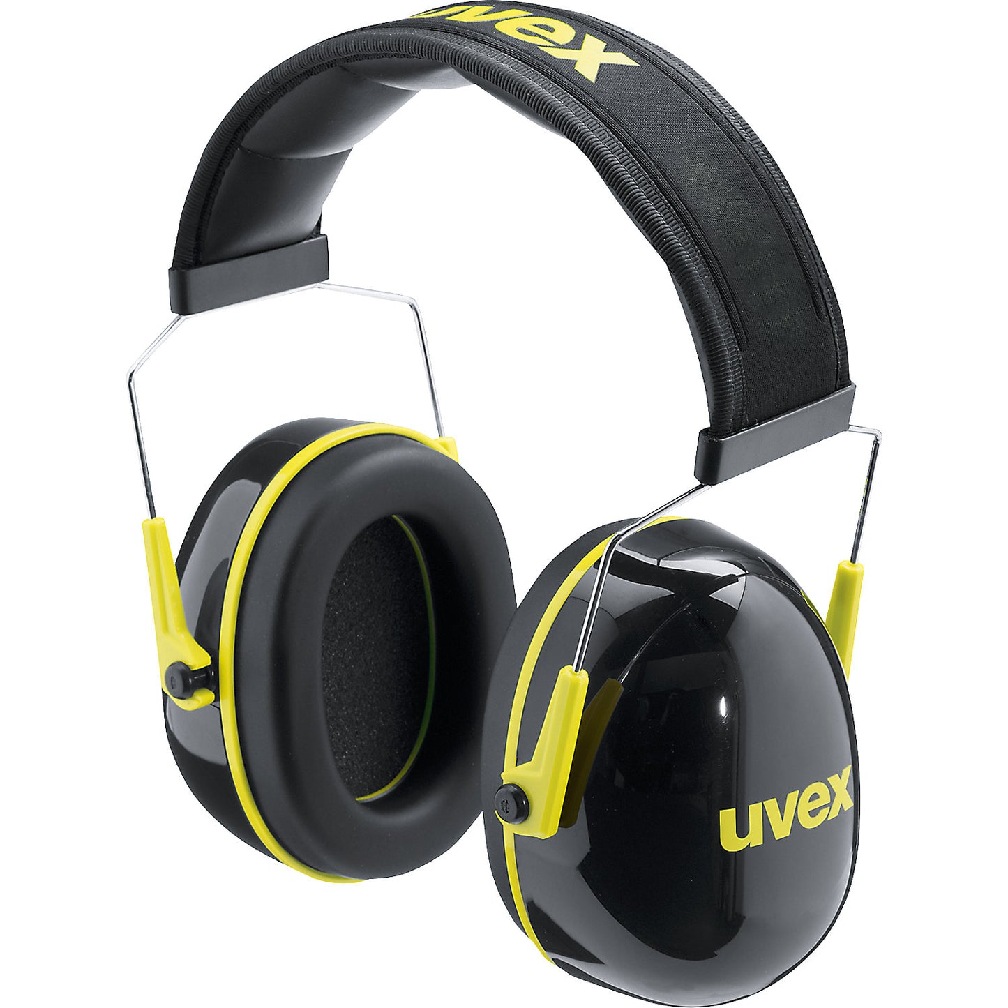 K2 ear muffs, with headpiece, SNR 32 dB, black/yellow.