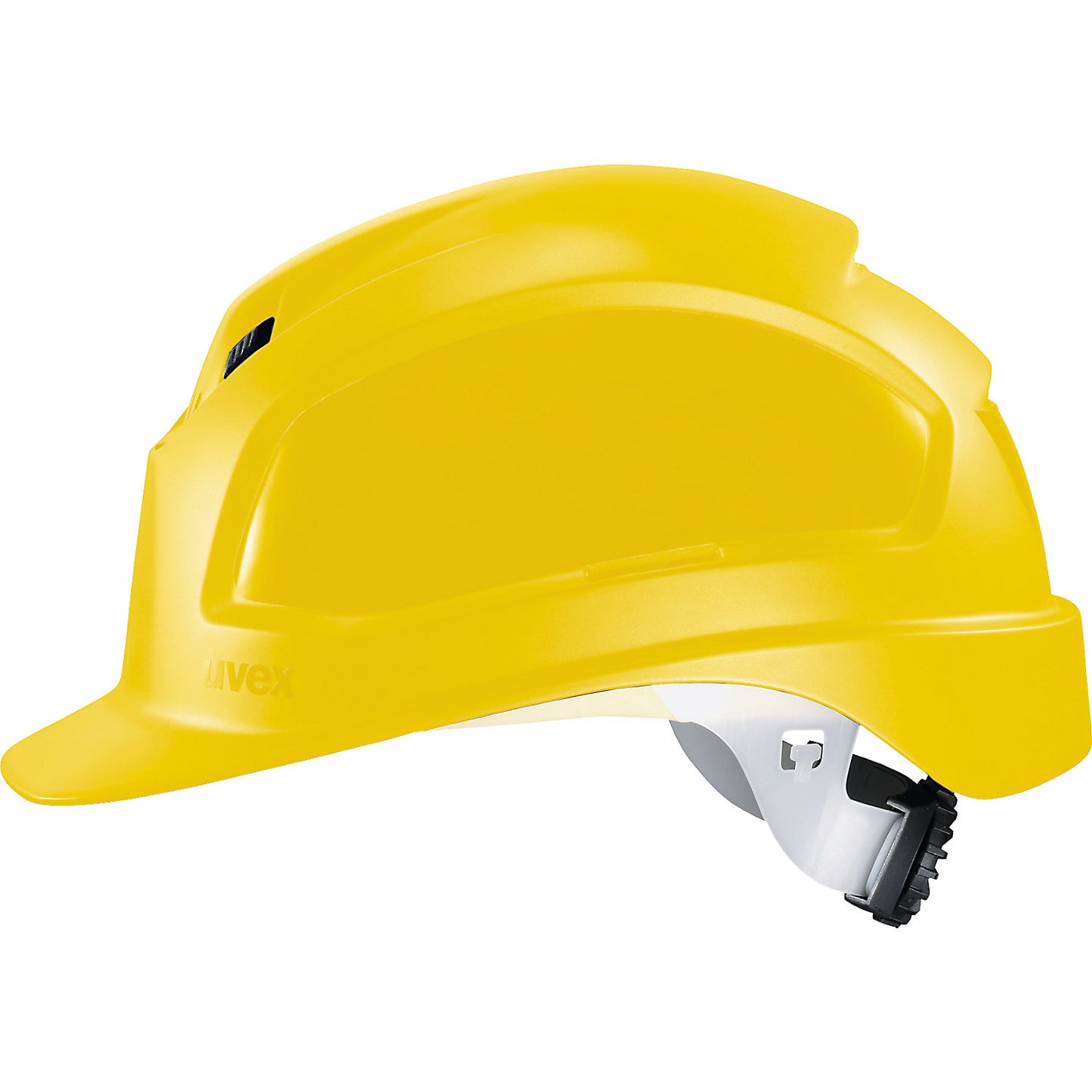 pheos B-WR safety helmet, 52 - 61 cm, 6-point fabric suspension harness system, yellow.