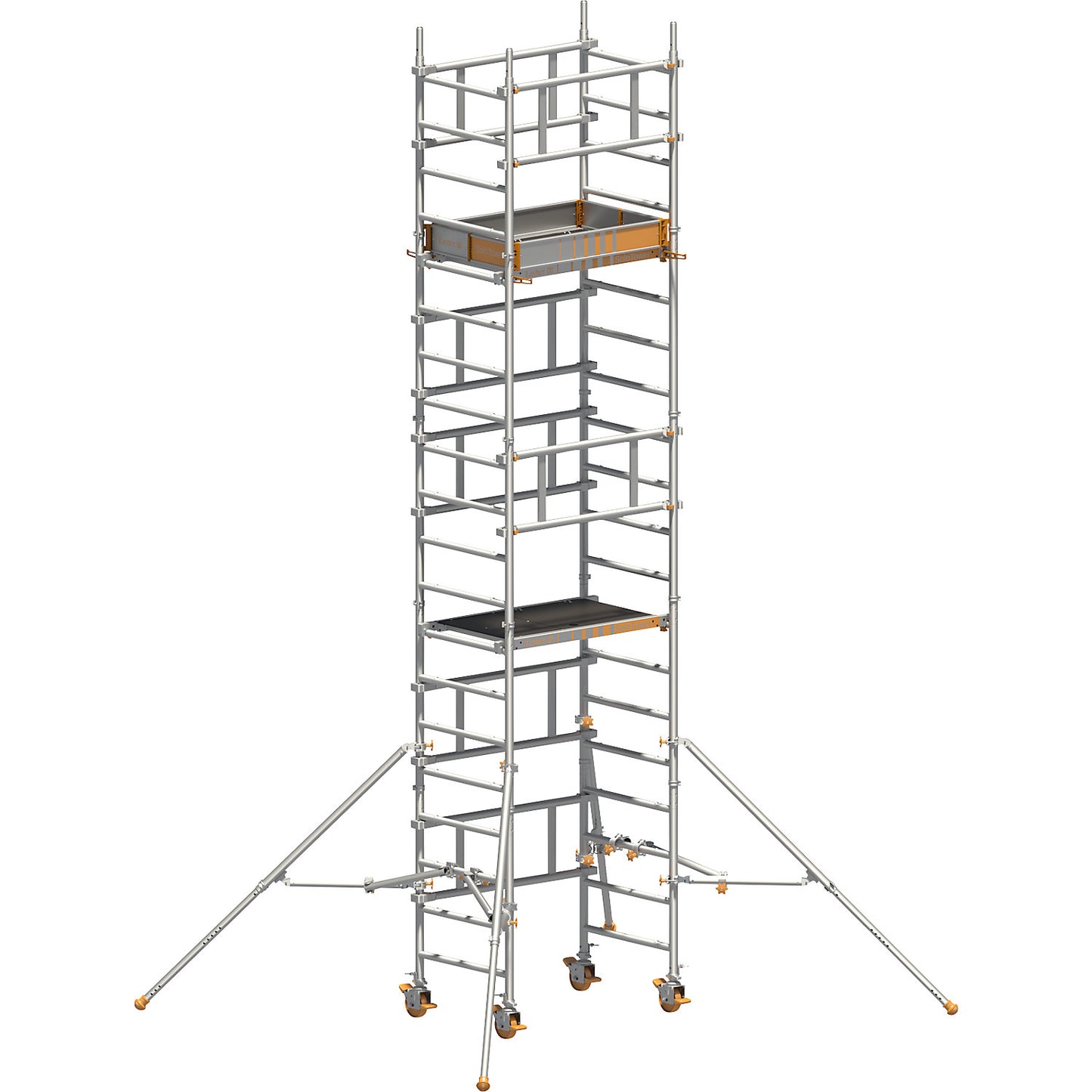 SoloTower one-person mobile access tower, platform size 1.15 x 0.8 m, working height 6.15 m.