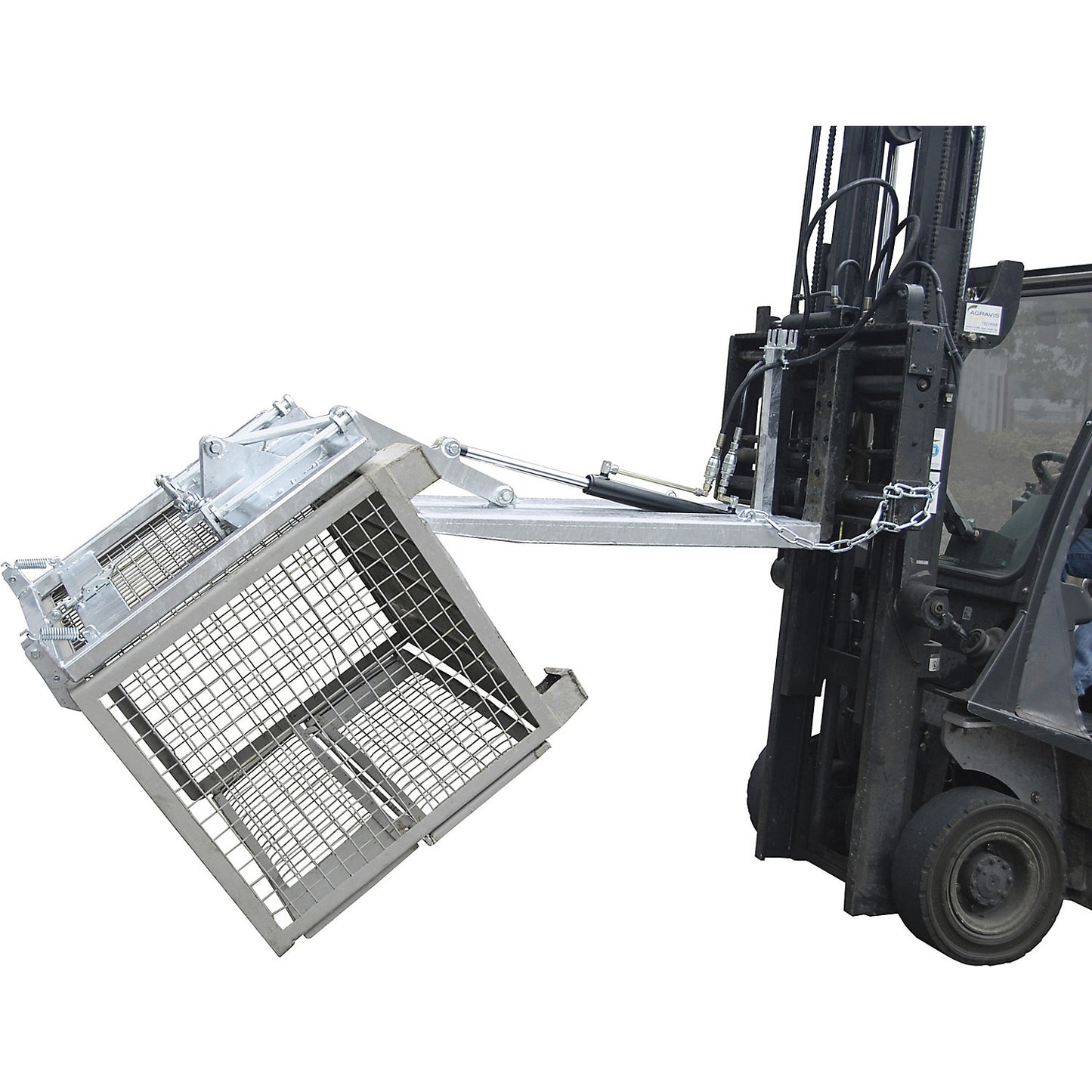 KIPPOMAT, LxWxH 1845 x 1160 x 1020 mm, max. load 500 kg, with stacker hydraulics.