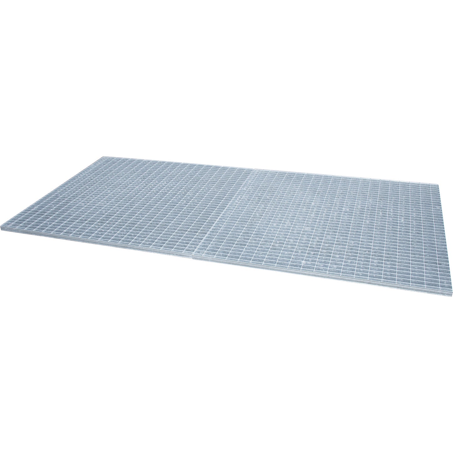 Grate, for sump trays for tank containers, zinc plated, LxWxH 2650 x 1300 x 435 mm.
