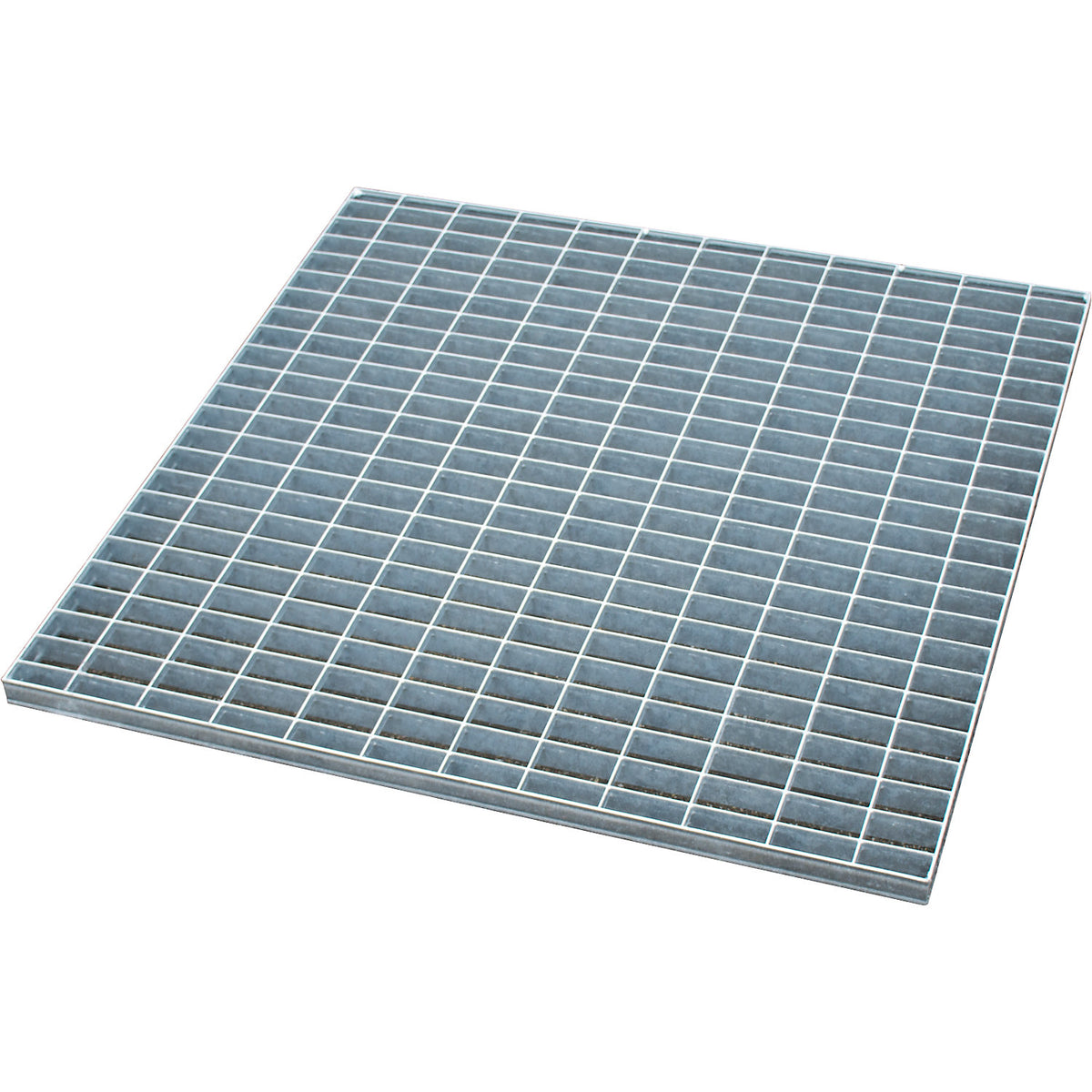 Grate, for sump trays for 200 l drums, zinc plated, LxWxH 800 x 800 x 465 mm.