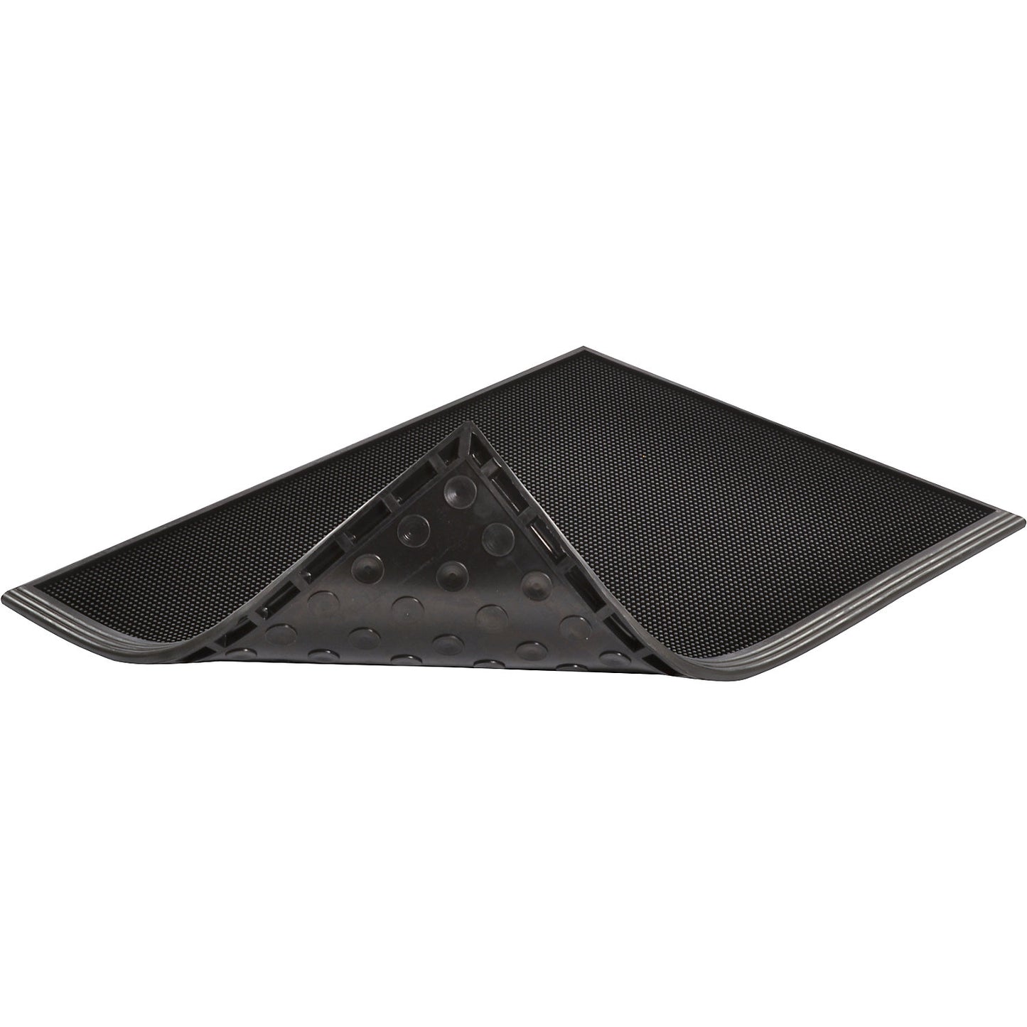 Sani-Trax® disinfection matting, HxWxD 19 x 600 x 450 mm, fillable, black.