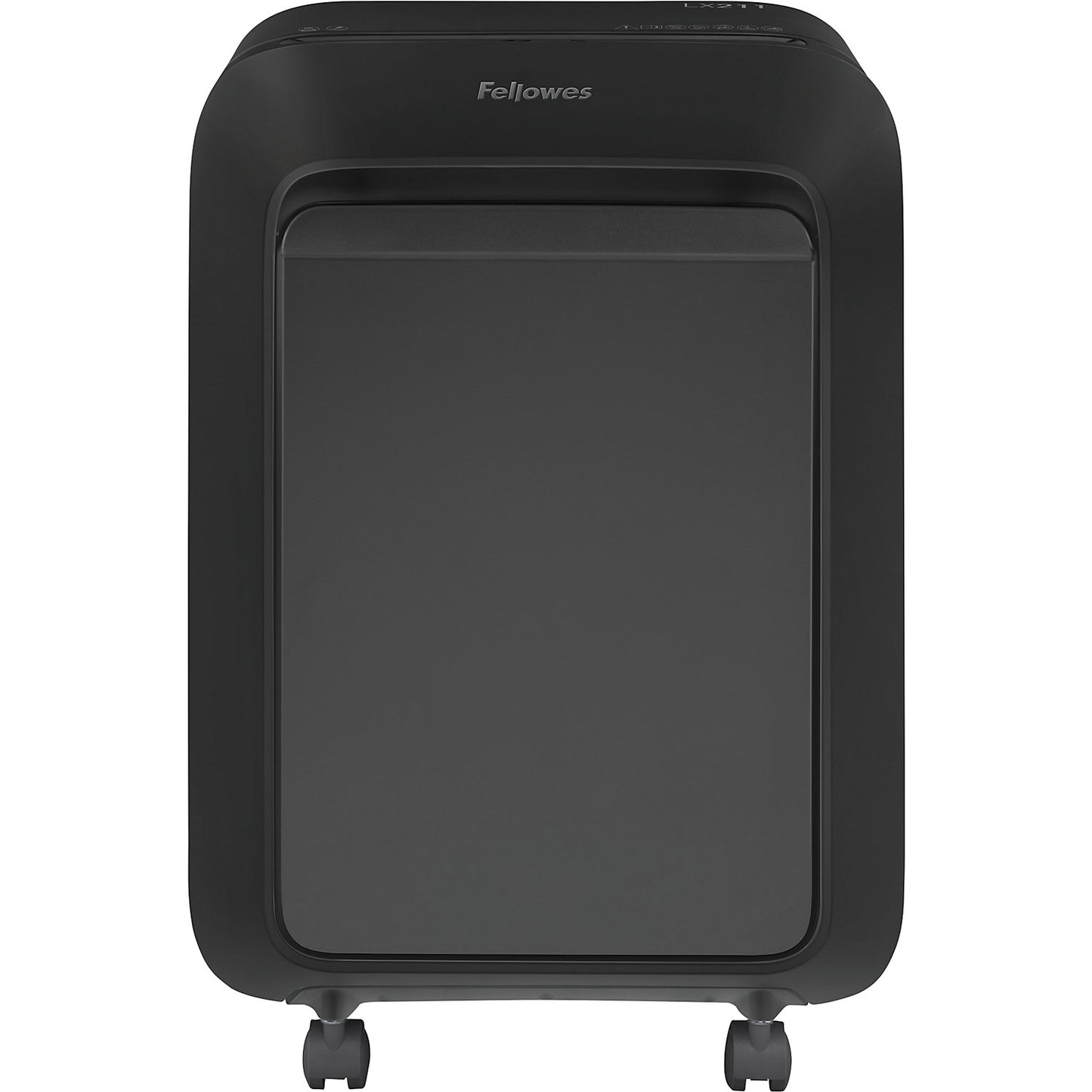 LX211 document shredder, particles 2 x 12 mm, 14 sheets, black.