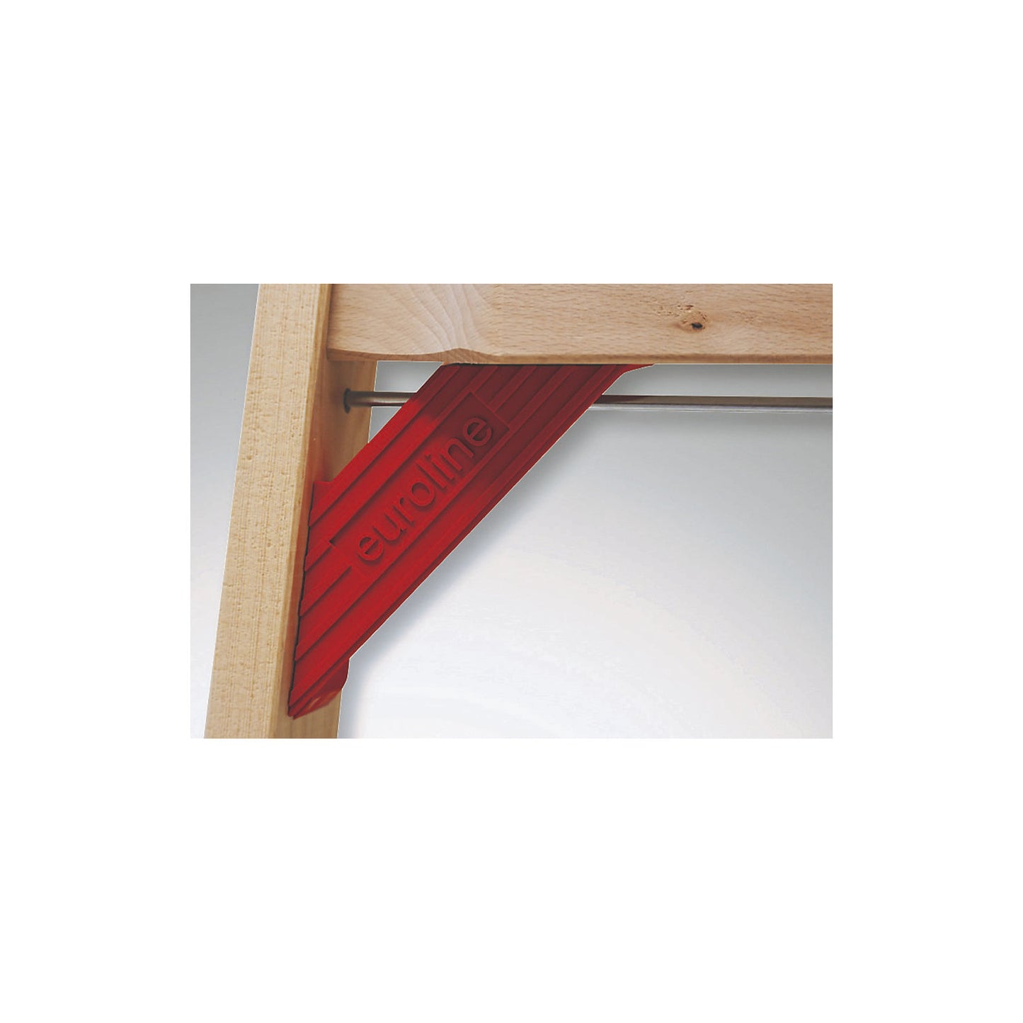 Wooden step ladder with comfort steps, double sided access, 2 x 6 steps.