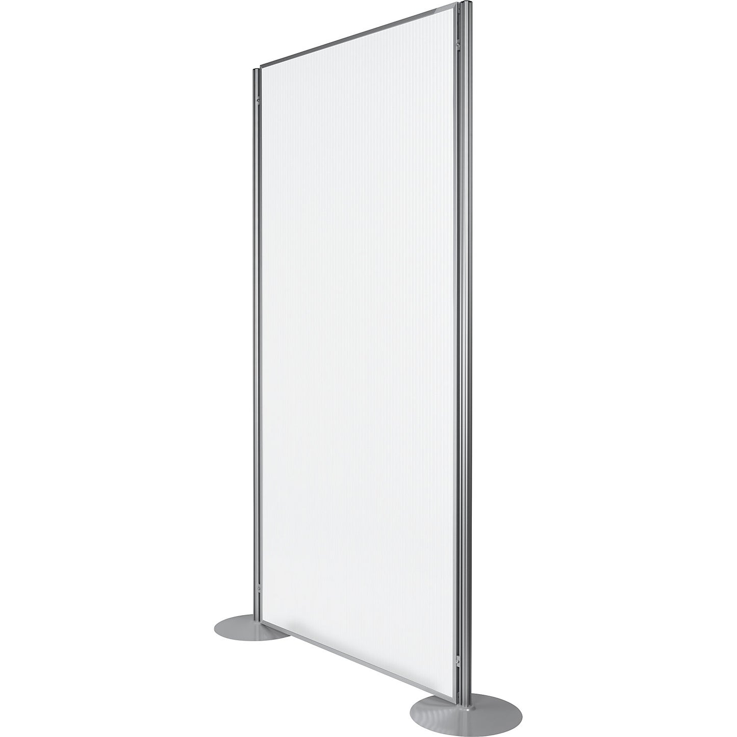 PROFESSIONAL hygiene and safety room divider, transparent, HxWxD 2000 x 1000 x 300 mm, transparent, with feet.