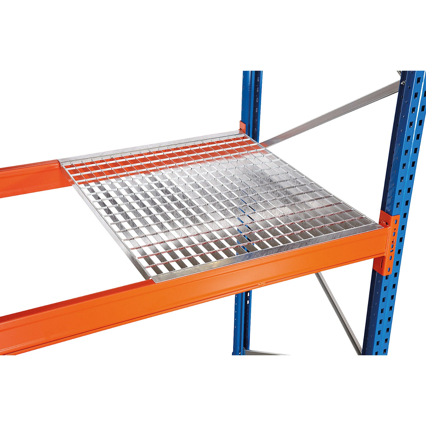 Mesh shelf, for insertion, for depth 1100 mm, for rail length 2225 mm.