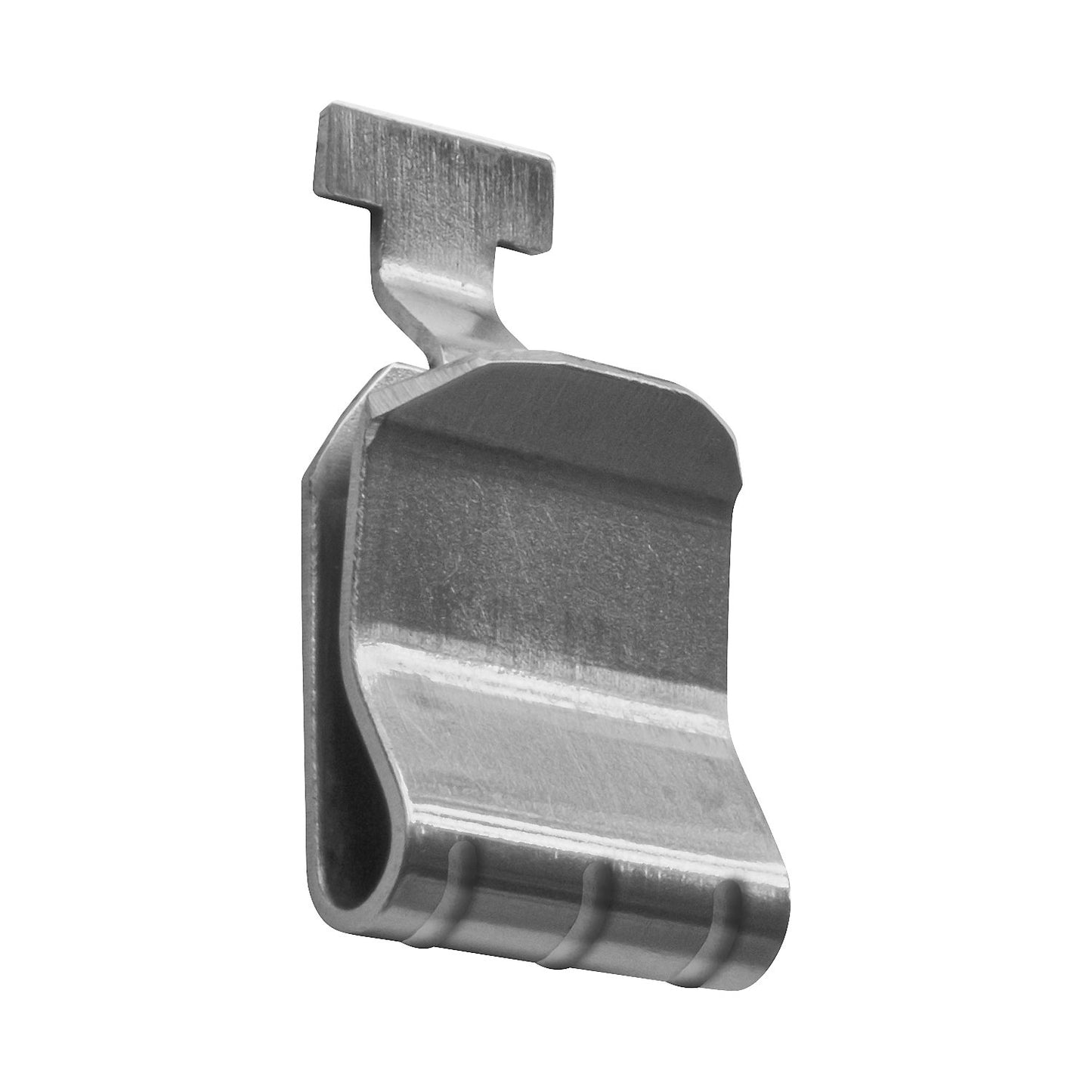 Shelf clip, for max. shelf loads 85 / 150 kg, zinc plated.