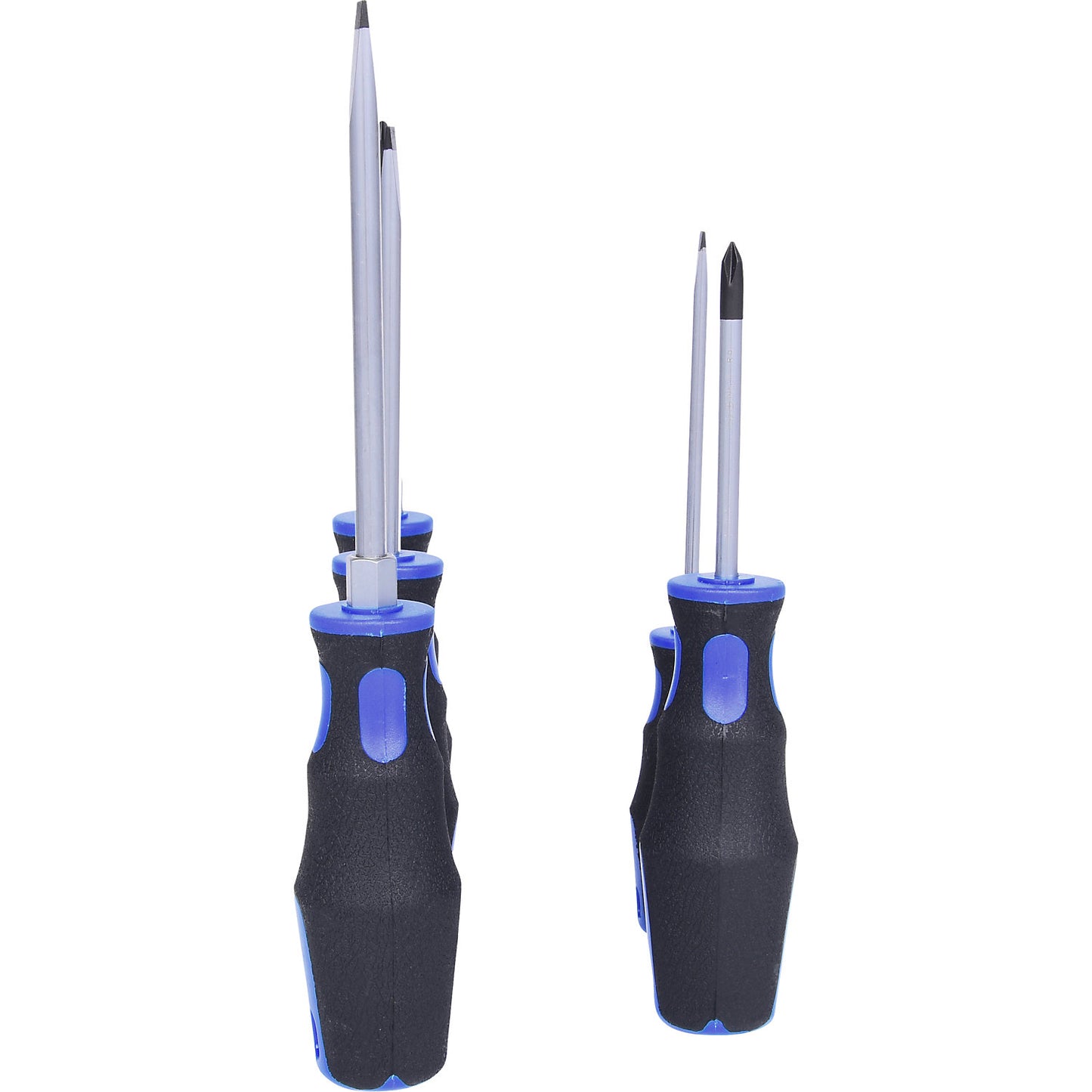 ERGOTORQUEplus screwdriver set, 2-component handle, 5 parts.