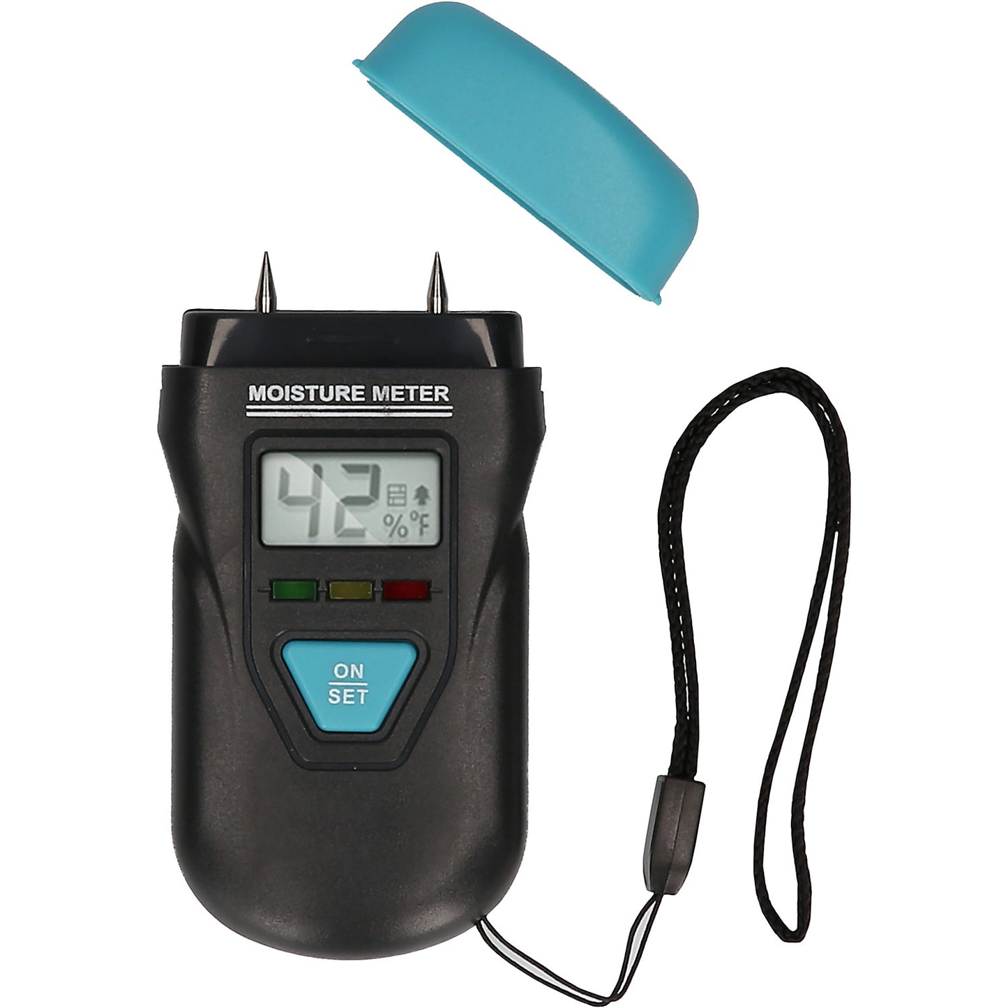 Digital moisture meter, 85% RH, length 85 mm.