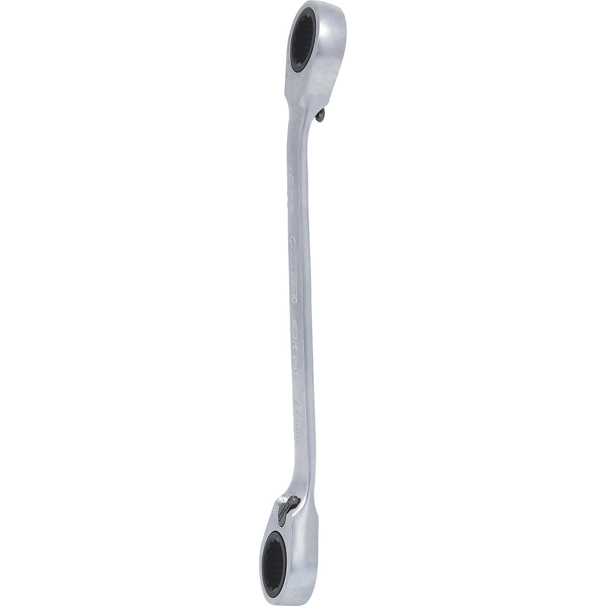 GEARplus double ratchet ring spanner, reversing, 15° ring offset, 10 x 13 mm.
