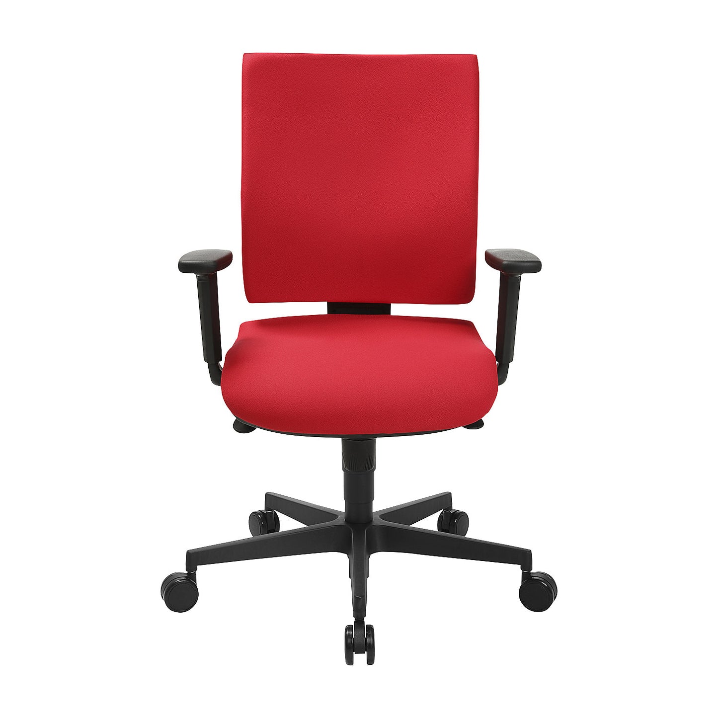 SYNCRO CLEAN office swivel chair, antibacterial fabric cover, red.