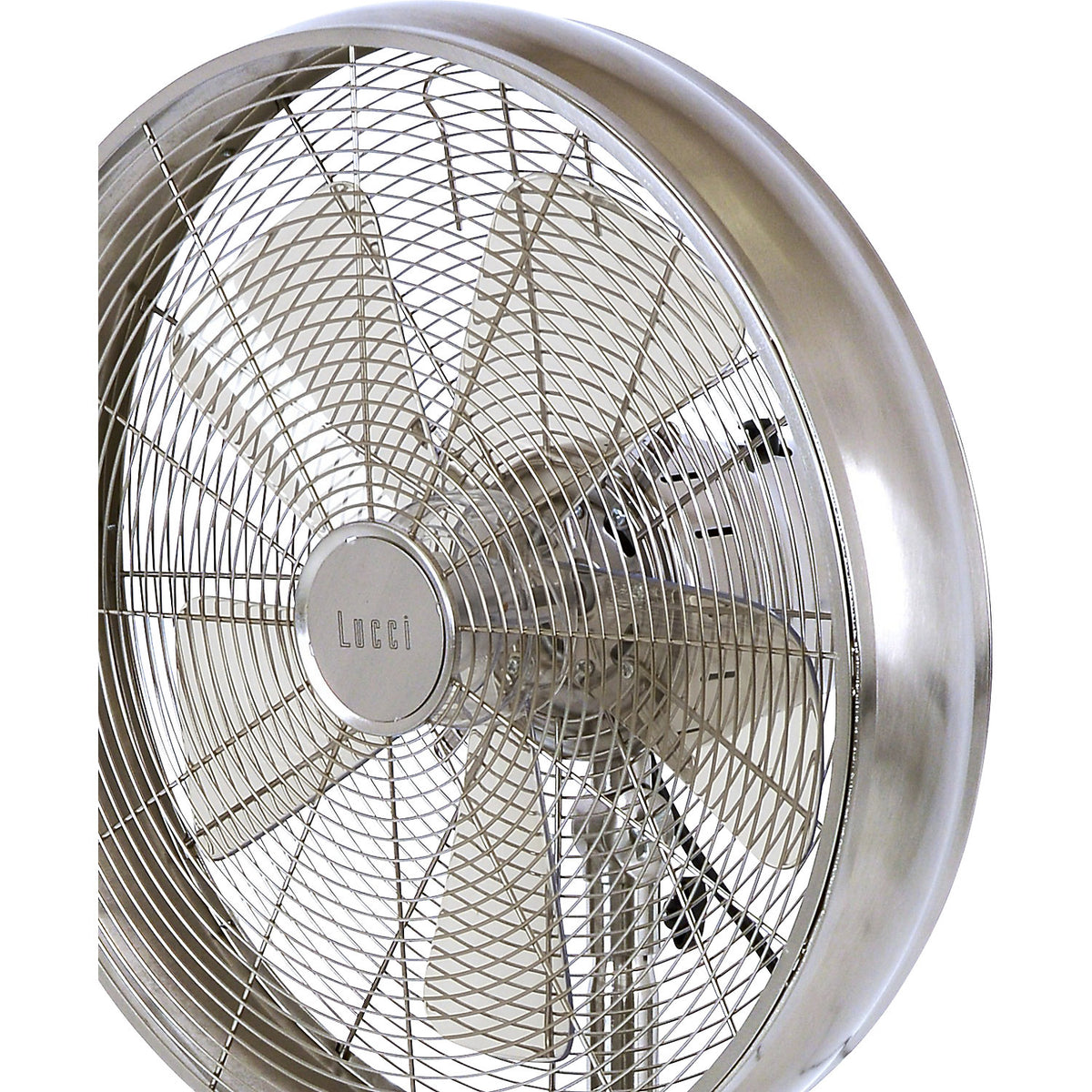 Designer pedestal fan, HxWxD 1500 x 460 x 410 mm, chrome.