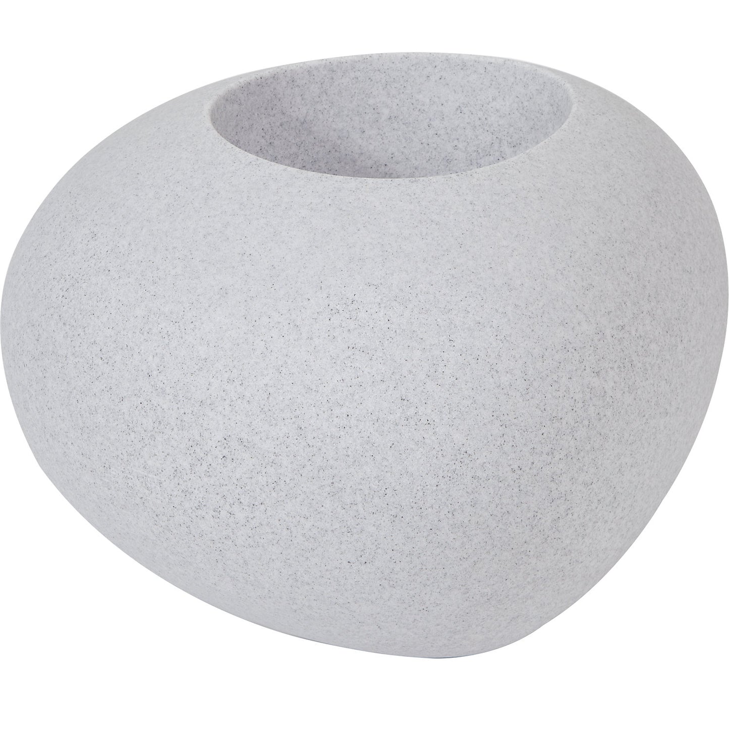 Plant container, STORUS VII, HxWxD 340 x 525 x 485 mm, light granite.