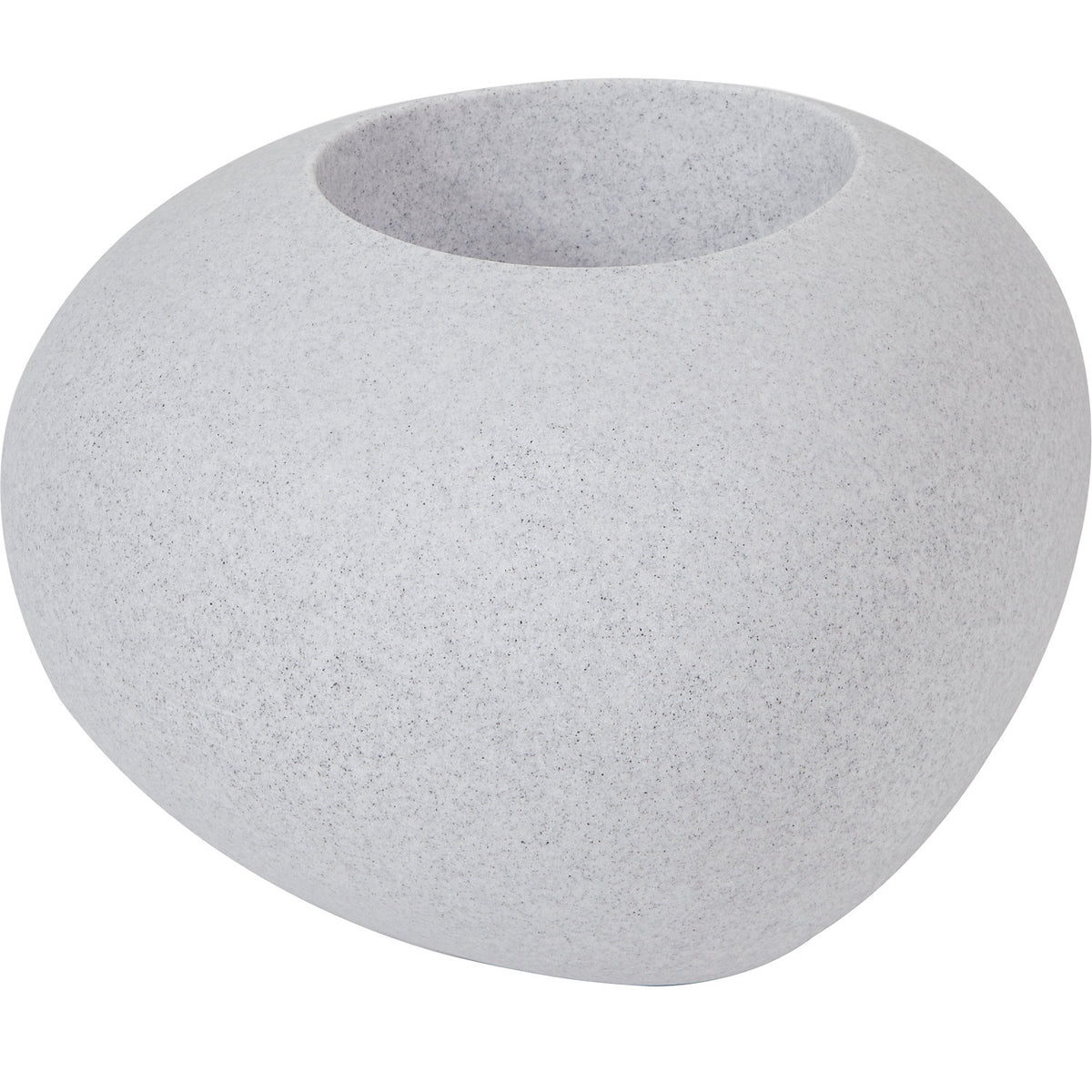 Plant container, STORUS VII, HxWxD 340 x 525 x 485 mm, light granite.