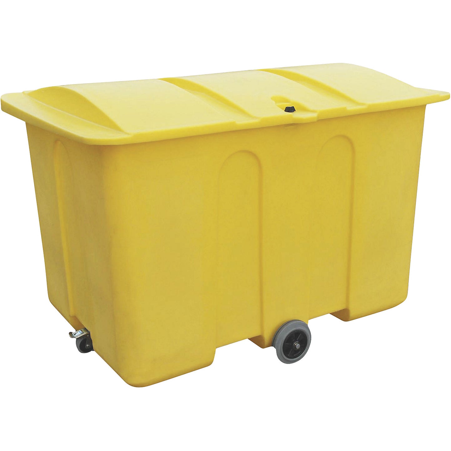 Storage container with castors, capacity 1400 l, lockable, LxWxH 1630 x 1170 x 1165 mm.