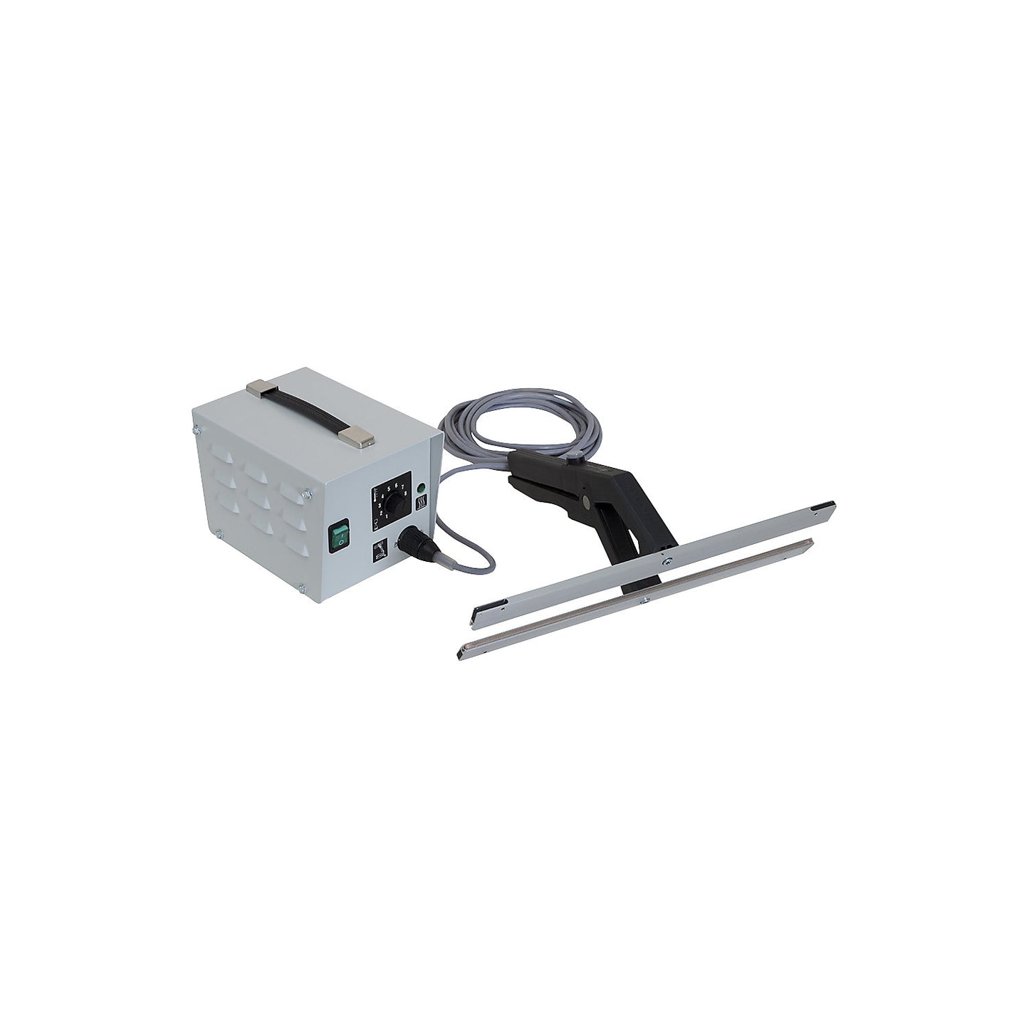 SUPERPOLY impulse sealer, for a wide range of materials, seal LxW 380 x 3 mm.