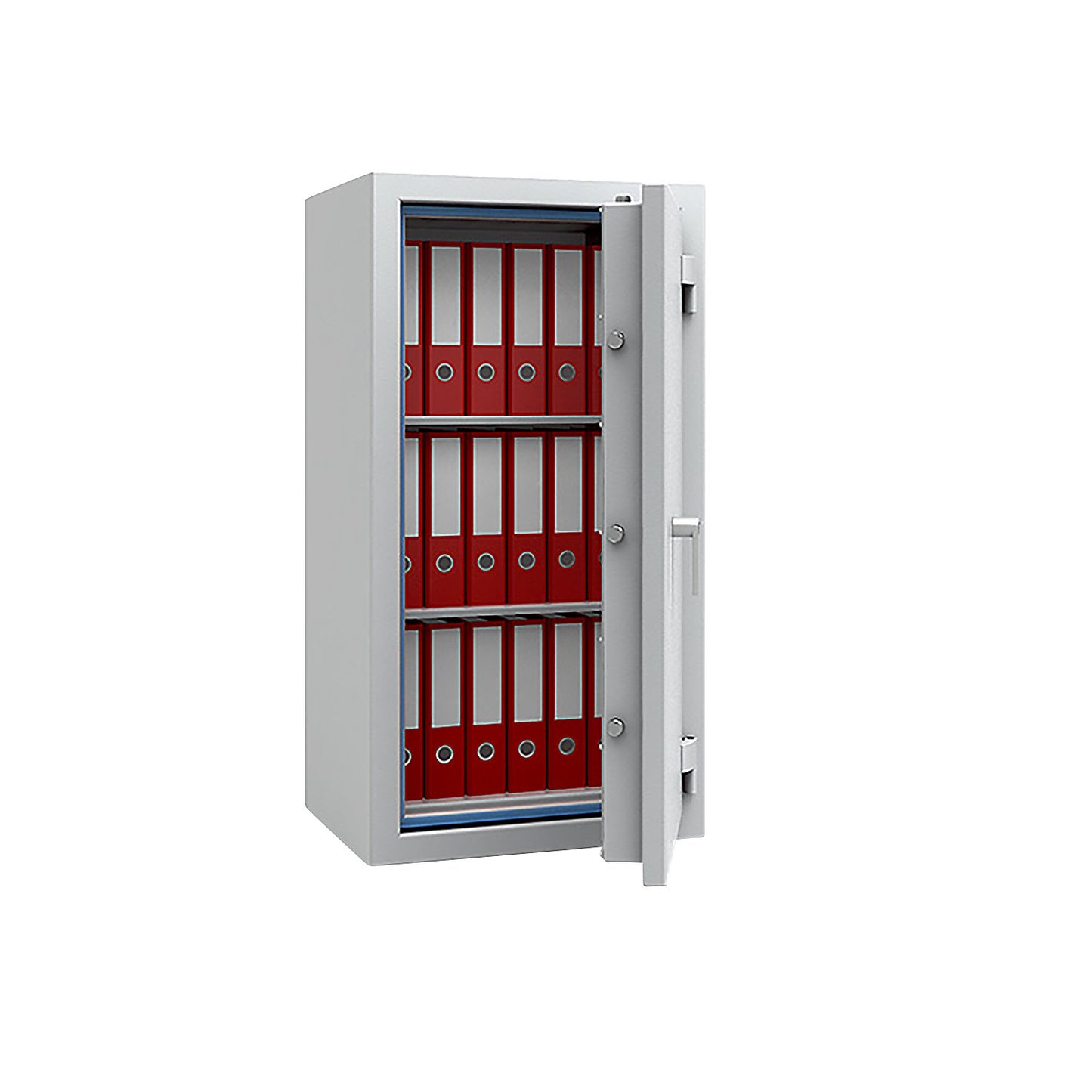Security cupboard, VdS class I, LFS 30 P, HxWxD 1206 x 636 x 510 mm.