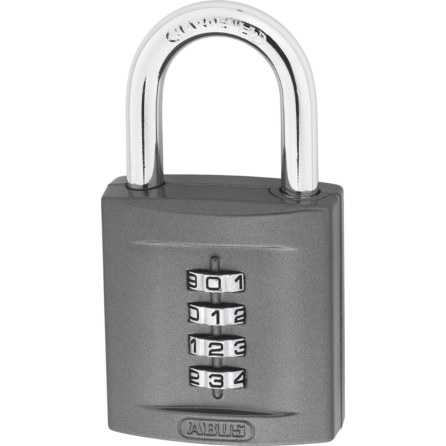 Combination lock, 158/50 B/SB, pack of 3, black.