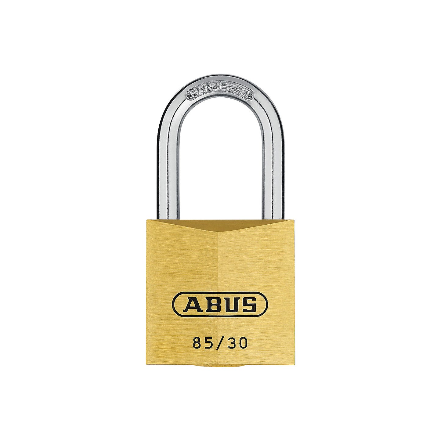 Padlock, 85/30HB24, pack of 6, brass.