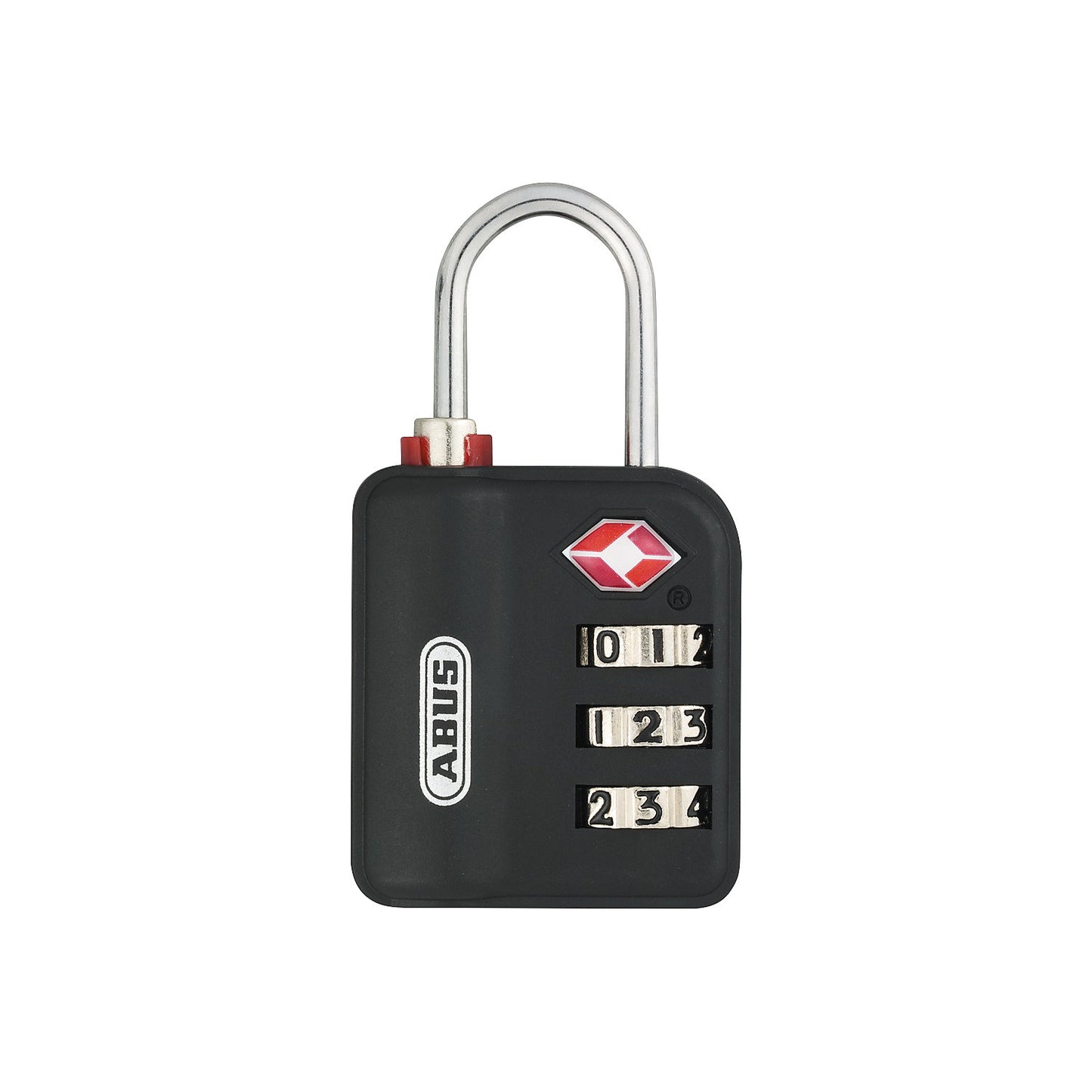 Luggage lock, 147TSA/30 B, pack of 12, black.
