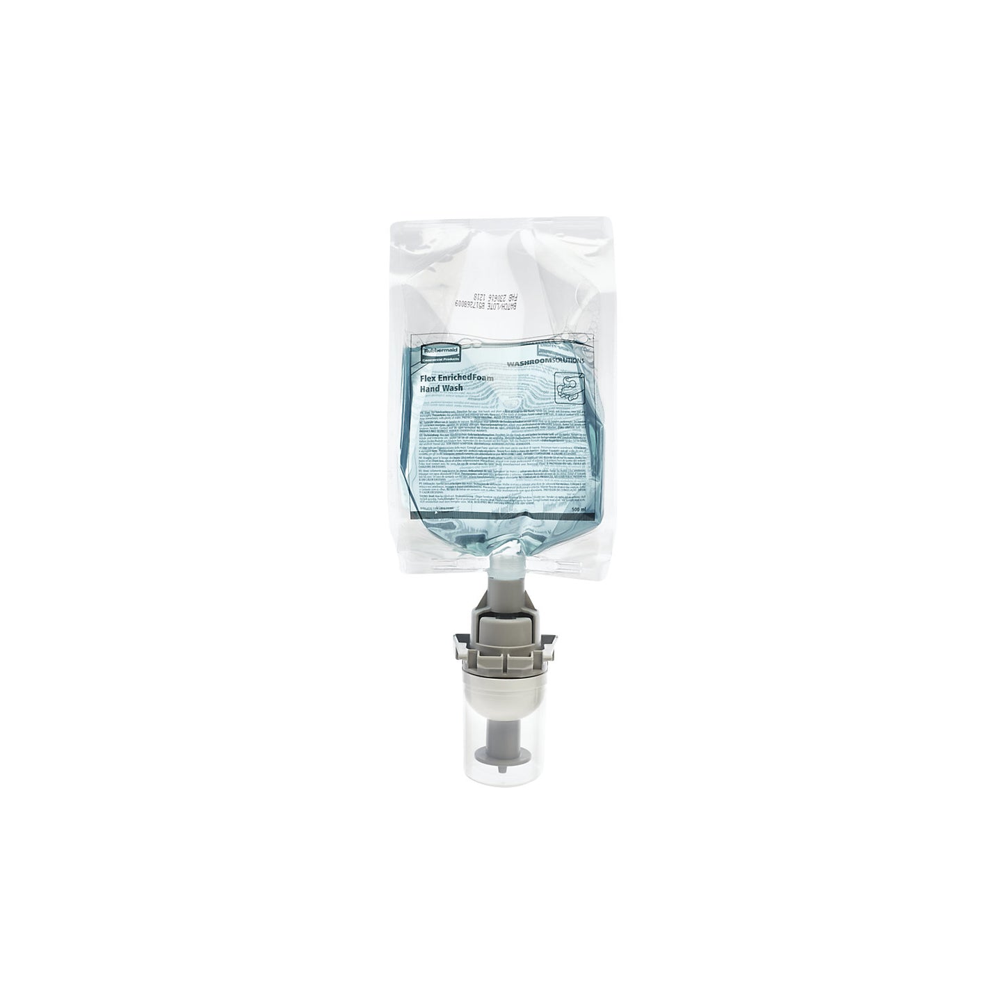 Foam soap lotion, pack of 5 pouches of 500 ml, refill pouch with pump.
