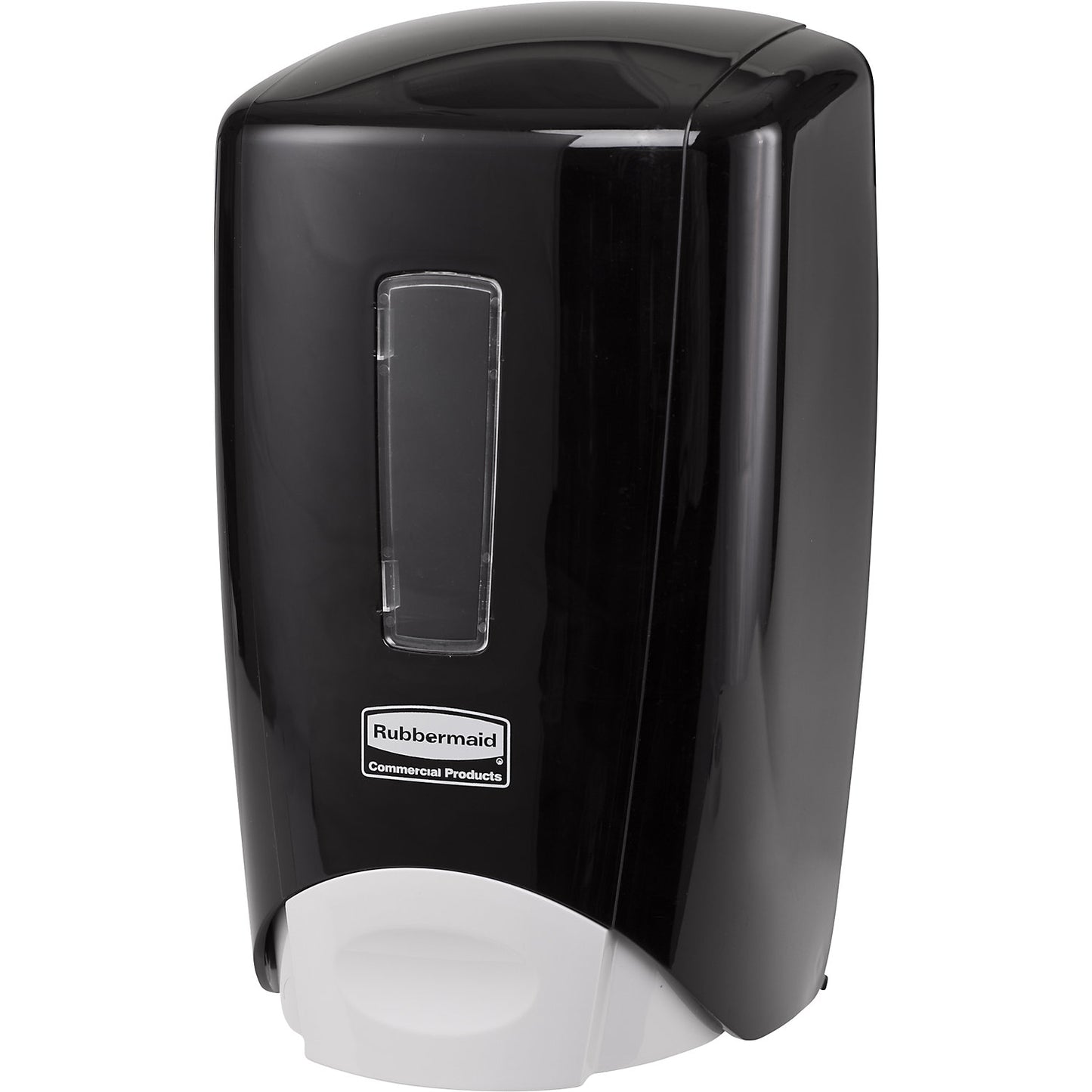 FLEX™ soap dispenser, filling quantity 0.5 l, black plastic.